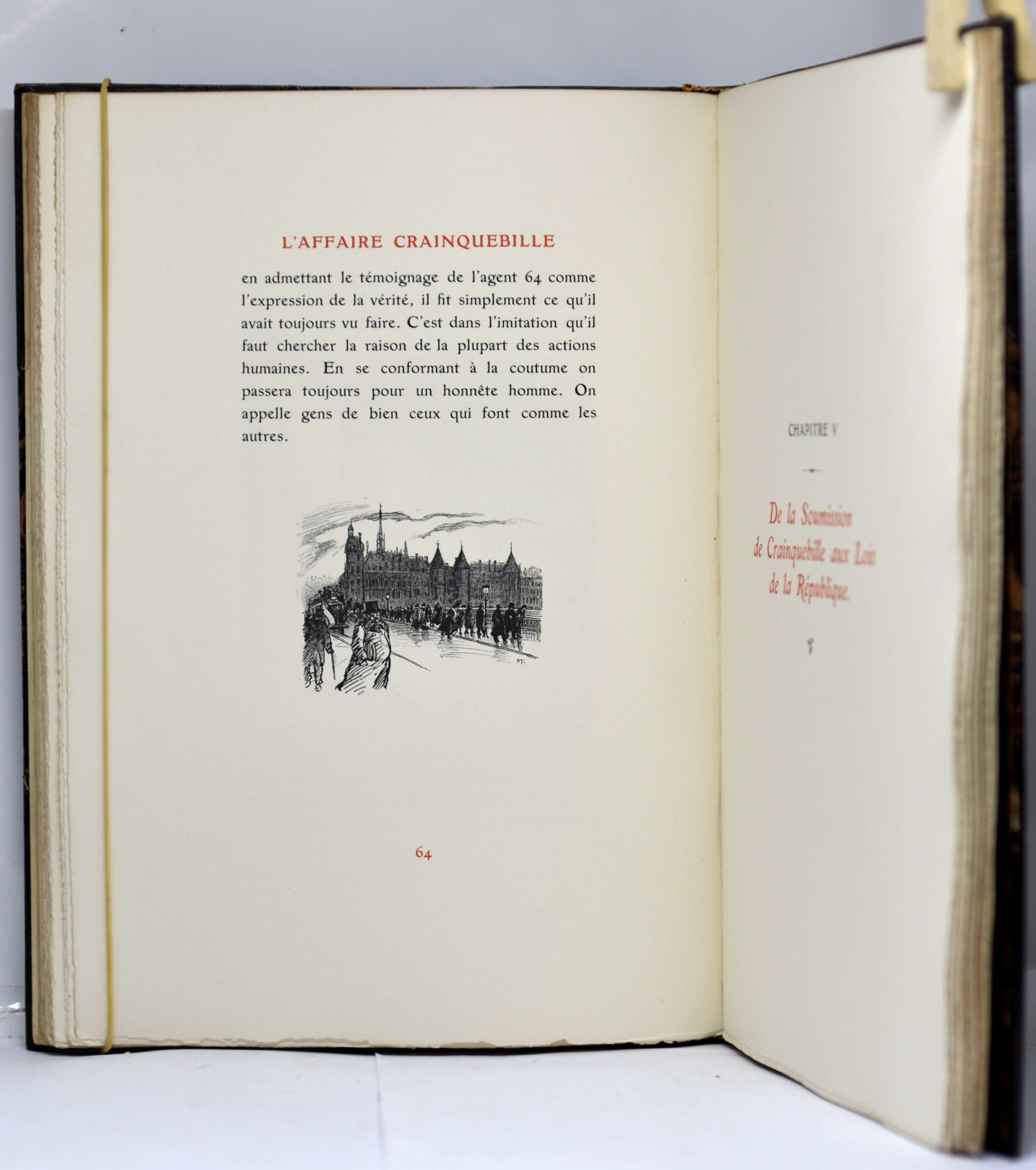 FRANCE / STEINLEN (ill.), L'AFFAIRE CRAINQUEBILLE. 63 Composition de Steinlen. – Image 5