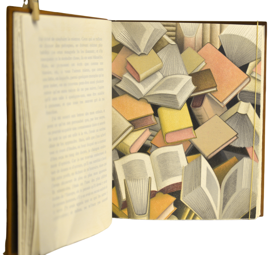 DESCARTES / ROHNER (ill.), DISCOURS DE LA METHODE, suivi de l'Entretien avec Burman traduit par Charles Adam. Lithographies en couleurs de Rohner. 1976 – Image 3