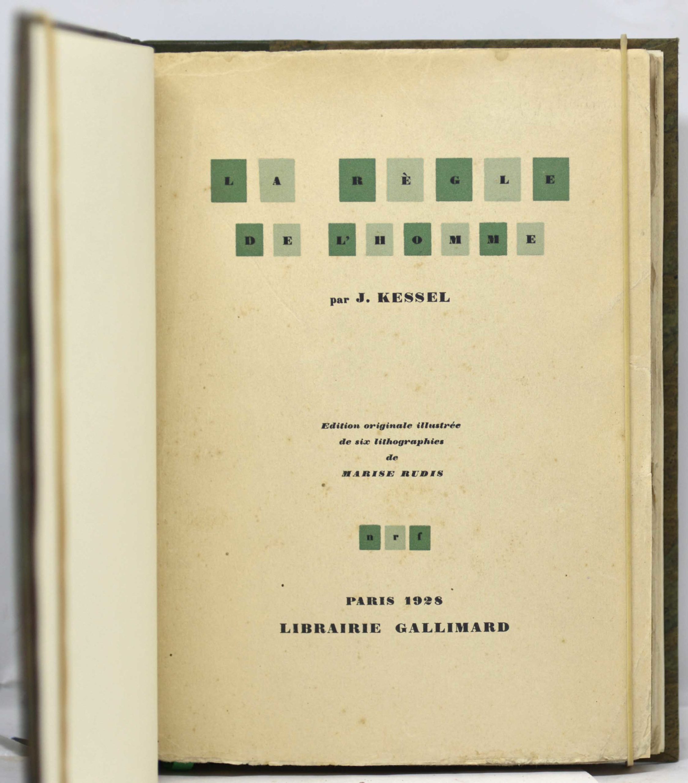 KESSEL / RUDIS (ill.), La règle de l'homme, 1928 – Image 2