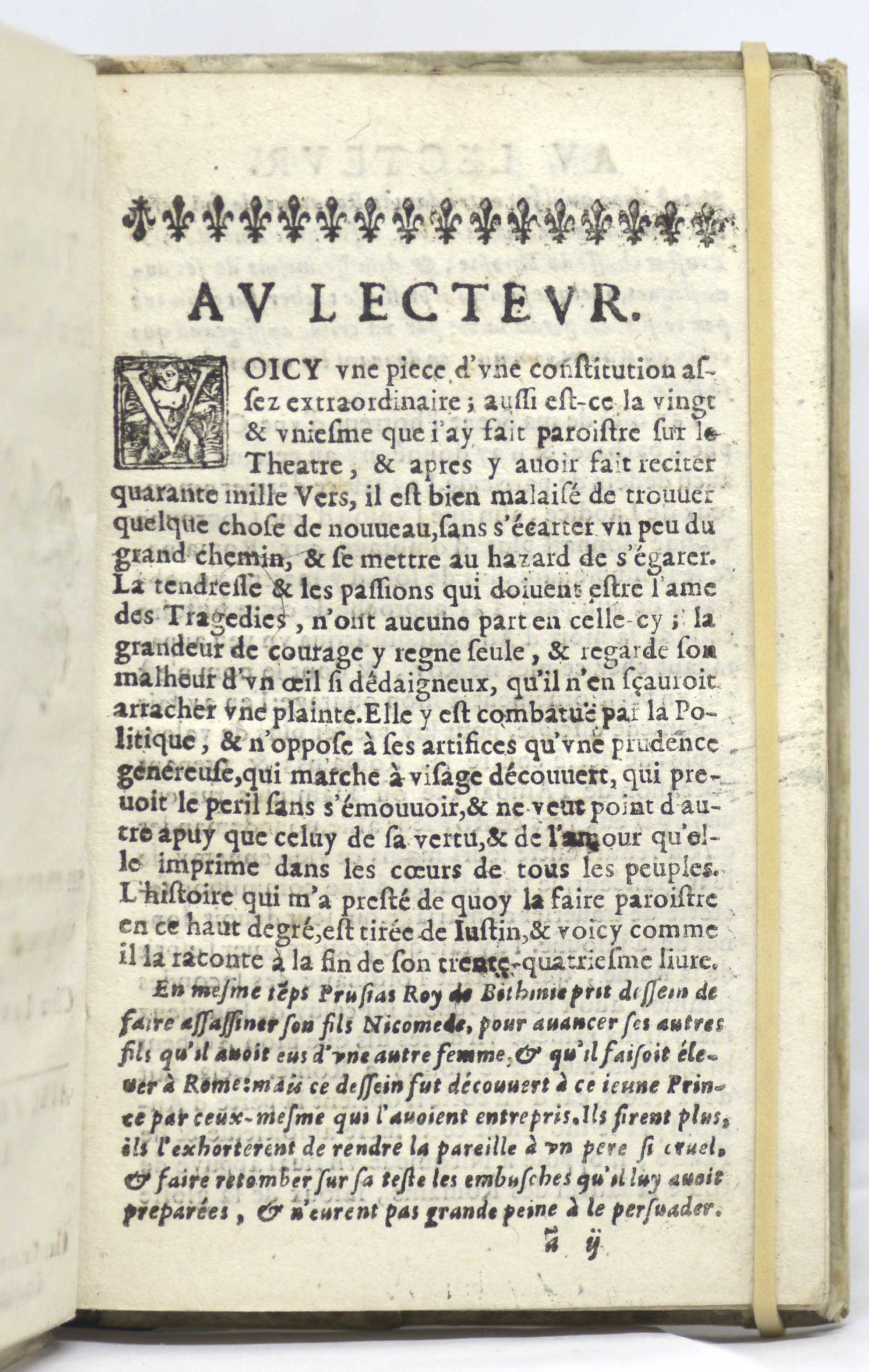 CORNEILLE, Nicomede. Tragedie. Par Mr. de Corneille. 1652 – Image 3