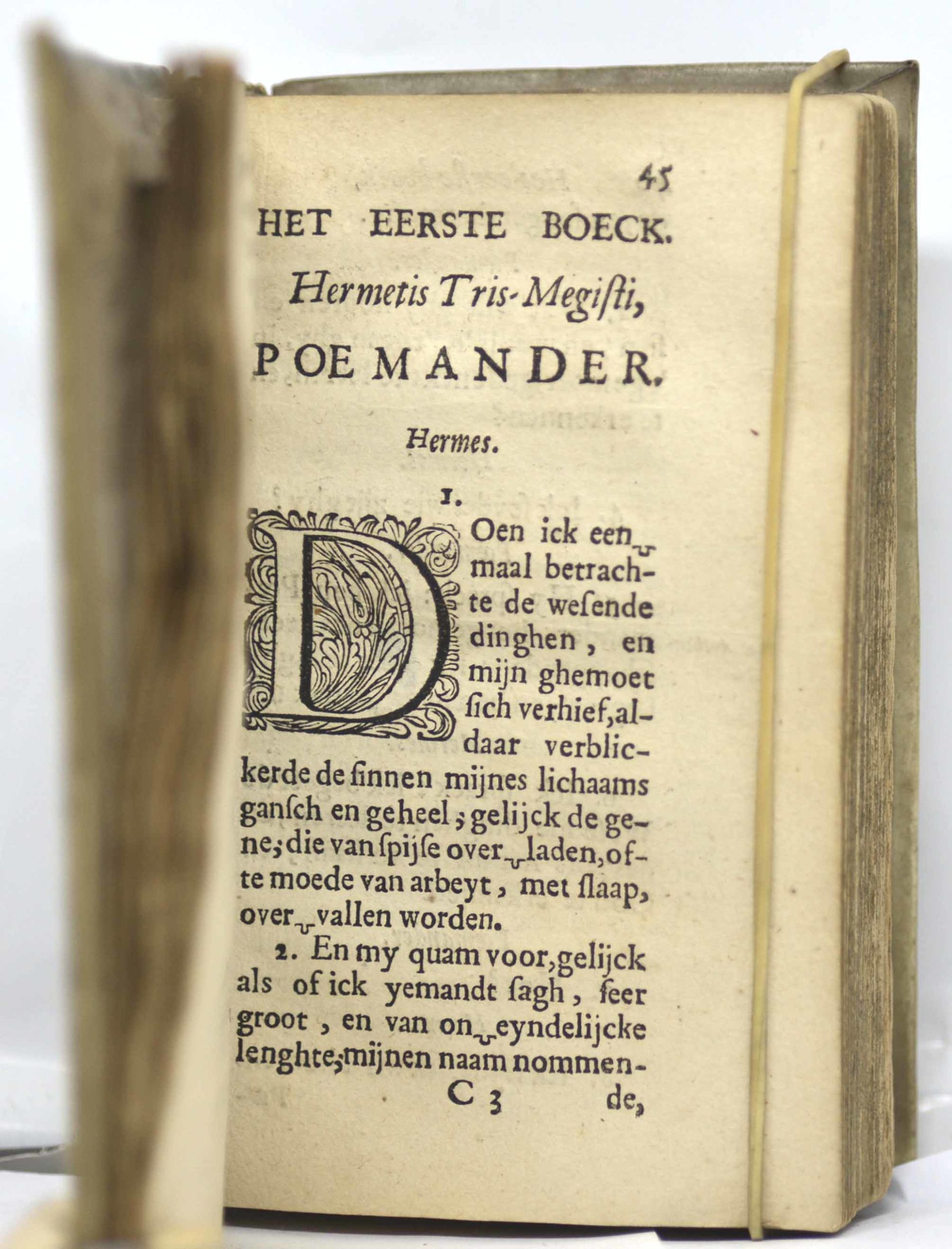 HERMÈS TRIMÉGISTE, Sesthien Boecken Hermes van den Voor treffelijcken ouden Philosooph, HERMES TRISMEGISTUS. Met groote naarstigheydt, uyt het Griecx ghebracht in ons Neder-duytschen, in Versen af-gedeelt, nevens veel Annotatien en verklaringen ; tot grondiger begrijp, des Antheurs, sin. 1652 – Image 5