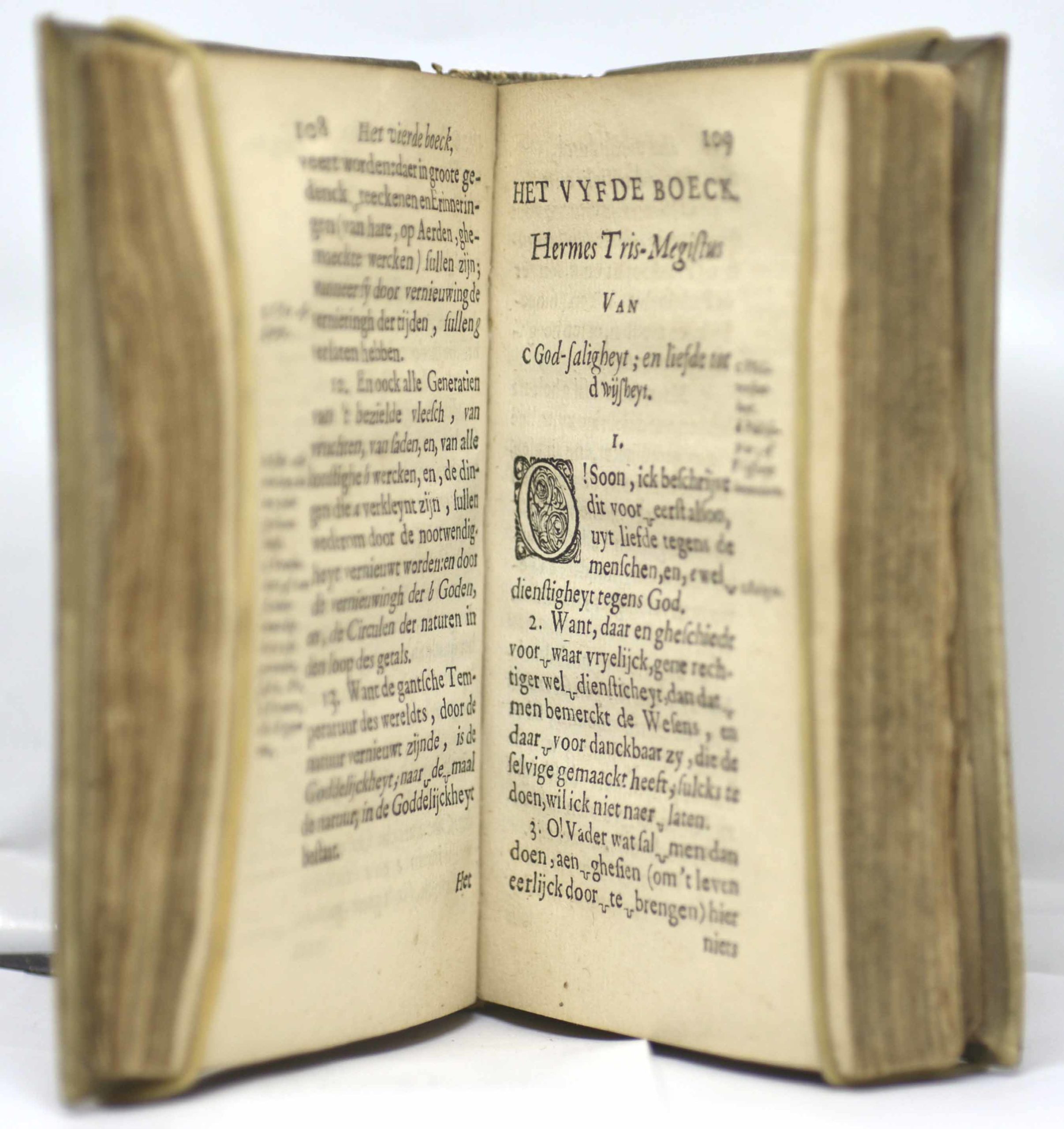 HERMÈS TRIMÉGISTE, Sesthien Boecken Hermes van den Voor treffelijcken ouden Philosooph, HERMES TRISMEGISTUS. Met groote naarstigheydt, uyt het Griecx ghebracht in ons Neder-duytschen, in Versen af-gedeelt, nevens veel Annotatien en verklaringen ; tot grondiger begrijp, des Antheurs, sin. 1652 – Image 6