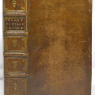 GUARINI / TORCHE (trad.), Le Berger fidèle. Traduit de l’italien de Guarini en vers français, 1702