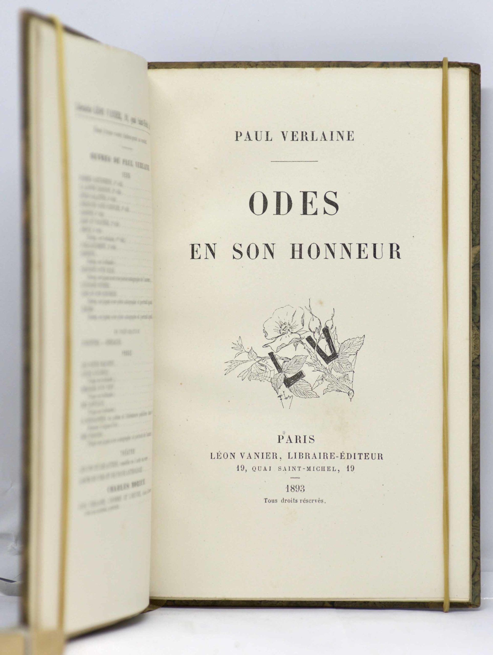 VERLAINE, Odes en son honneur, 1893 – Image 3