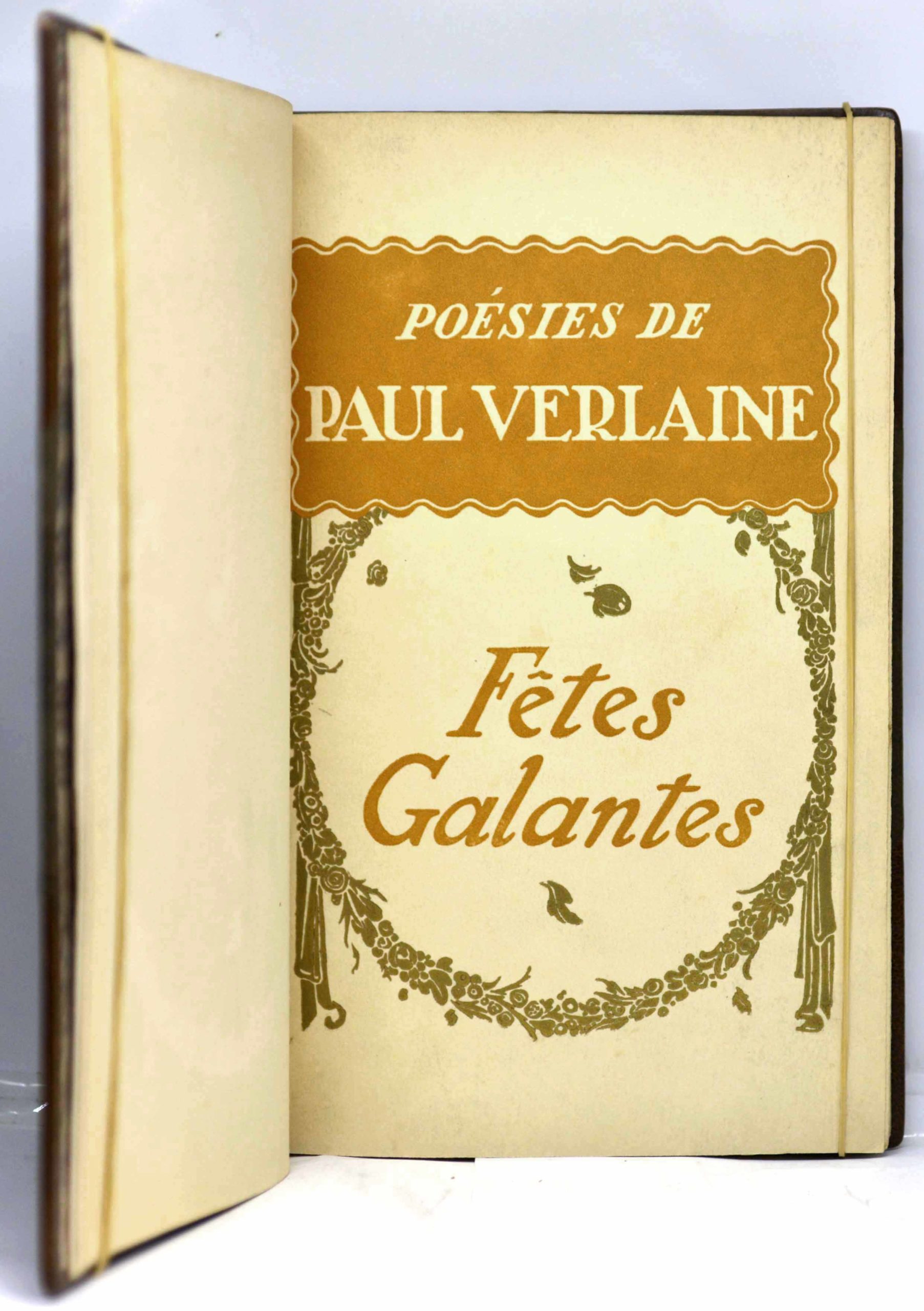 VERLAINE / BONFILS (ill.), Fêtes Galantes. Croquis et vignettes de Robert Bonfils. 1915 – Image 2