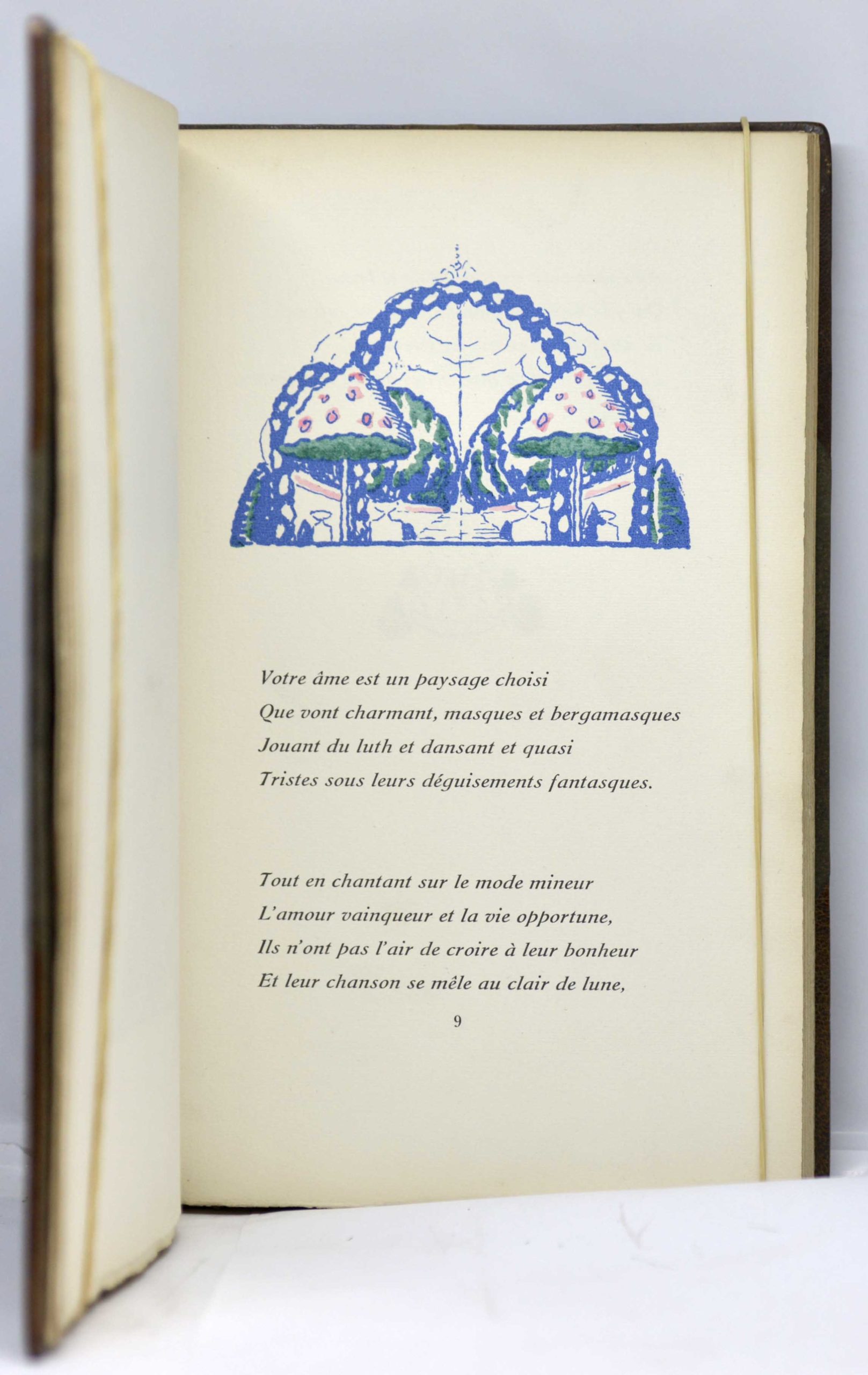 VERLAINE / BONFILS (ill.), Fêtes Galantes. Croquis et vignettes de Robert Bonfils. 1915 – Image 7