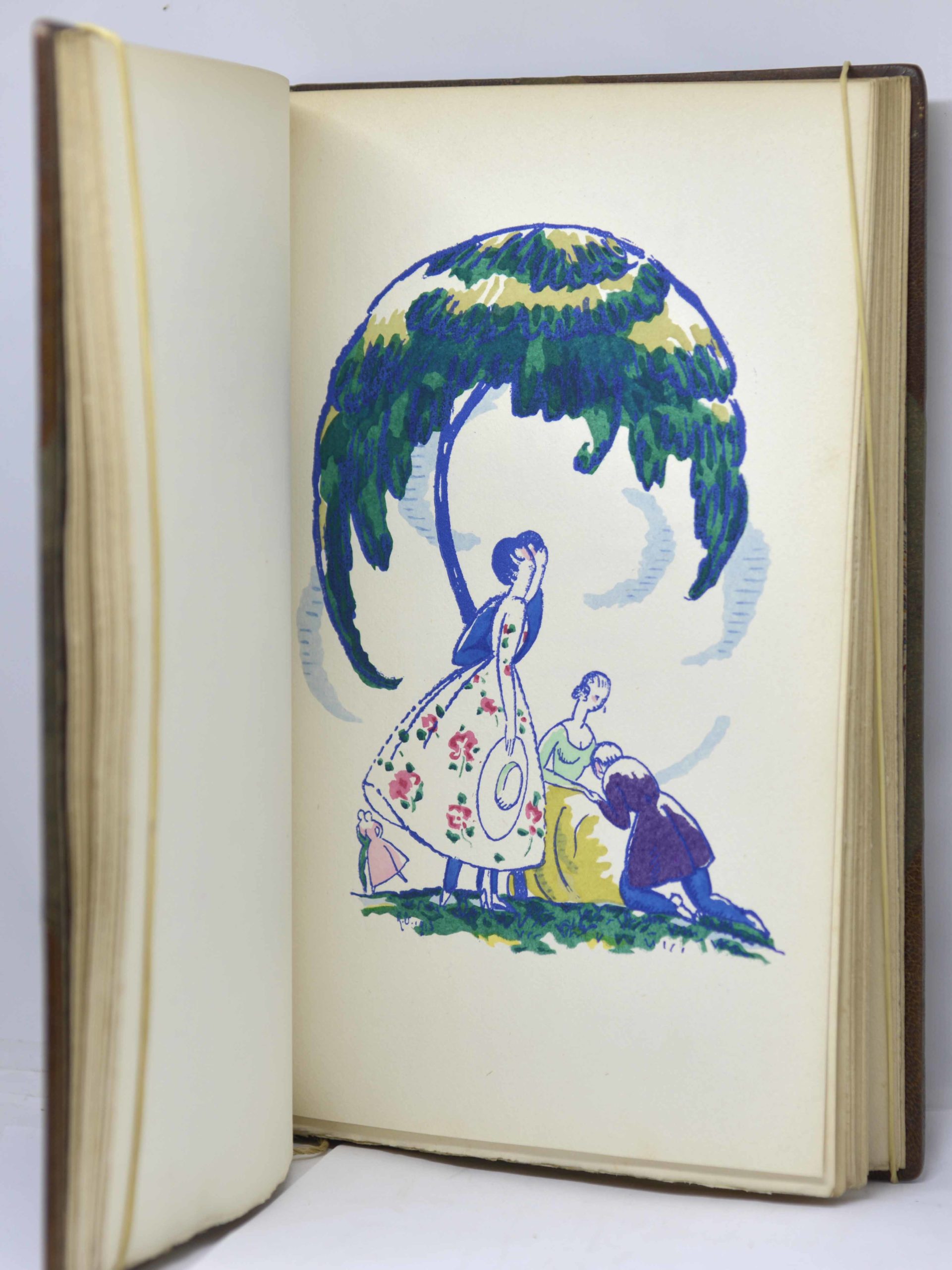 VERLAINE / BONFILS (ill.), Fêtes Galantes. Croquis et vignettes de Robert Bonfils. 1915 – Image 8