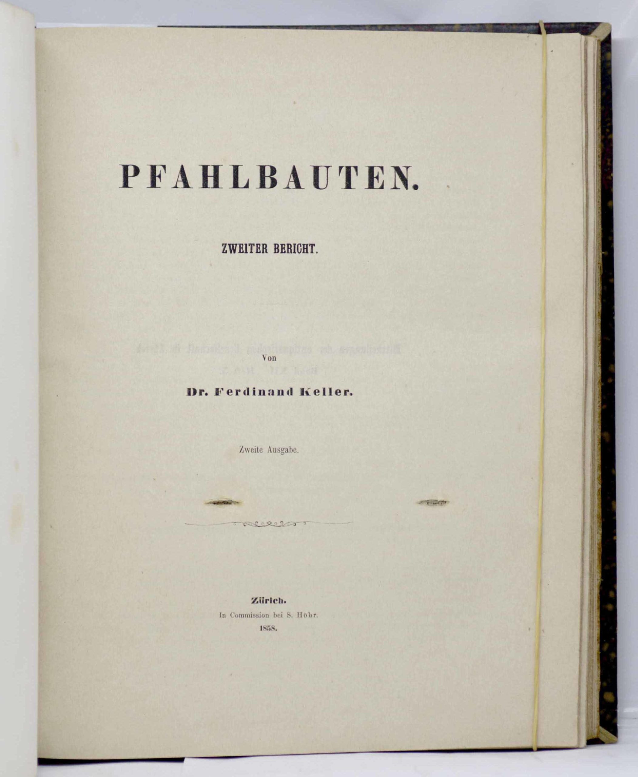 KELLER, Die keltischen Pfahlbauten in den Schweizerseen. (Erster-) Achter Bericht. 1858-1879 – Image 4