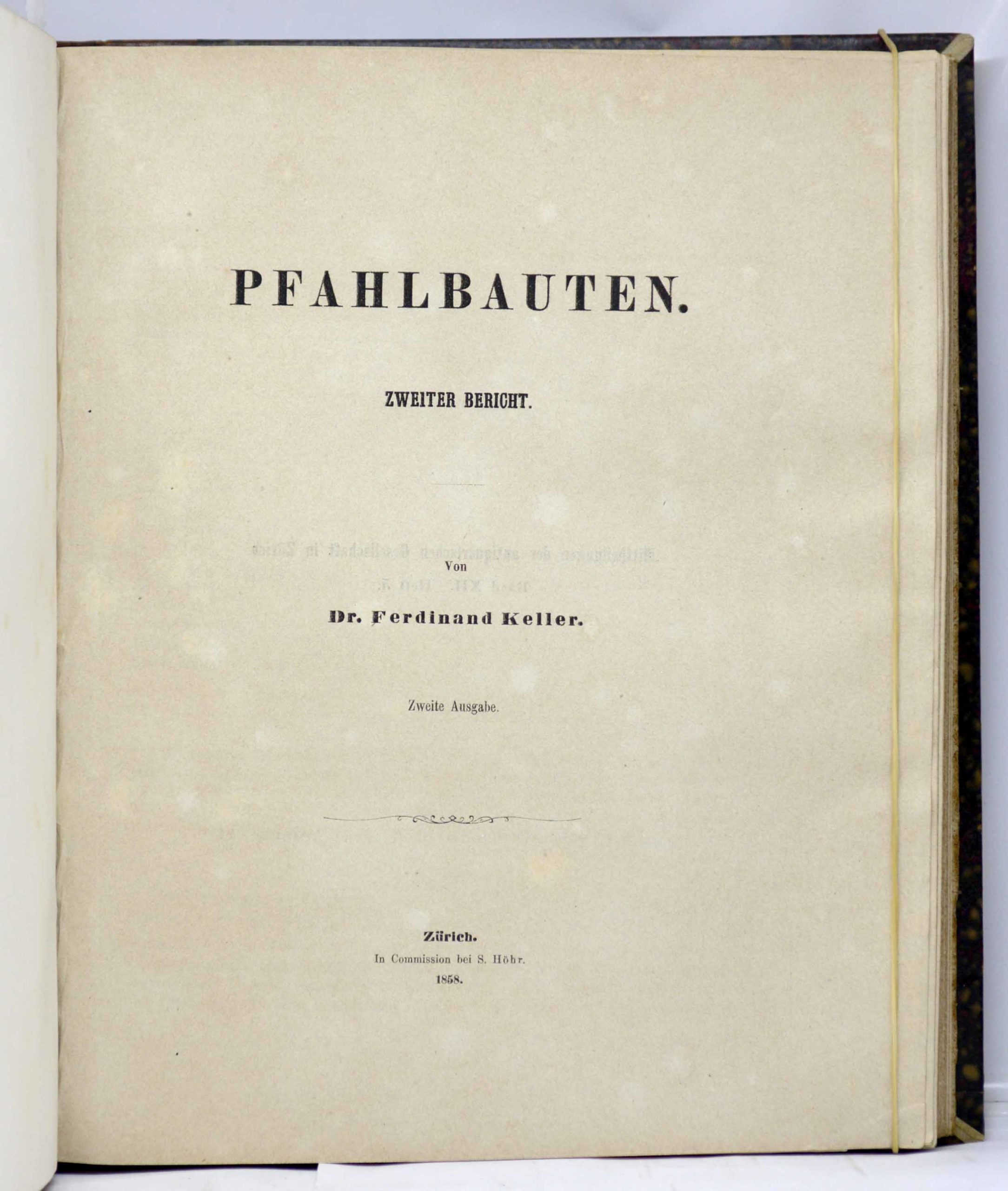 KELLER, Die keltischen Pfahlbauten in den Schweizerseen. (Erster-) Achter Bericht. 1858-1879 – Image 5