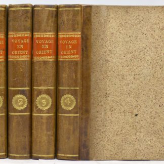 LAMARTINE, Souvenirs, impressions, pensées et paysages, pendant un voyage en Orient (1832-1833), notes d'un voyageur. 1835