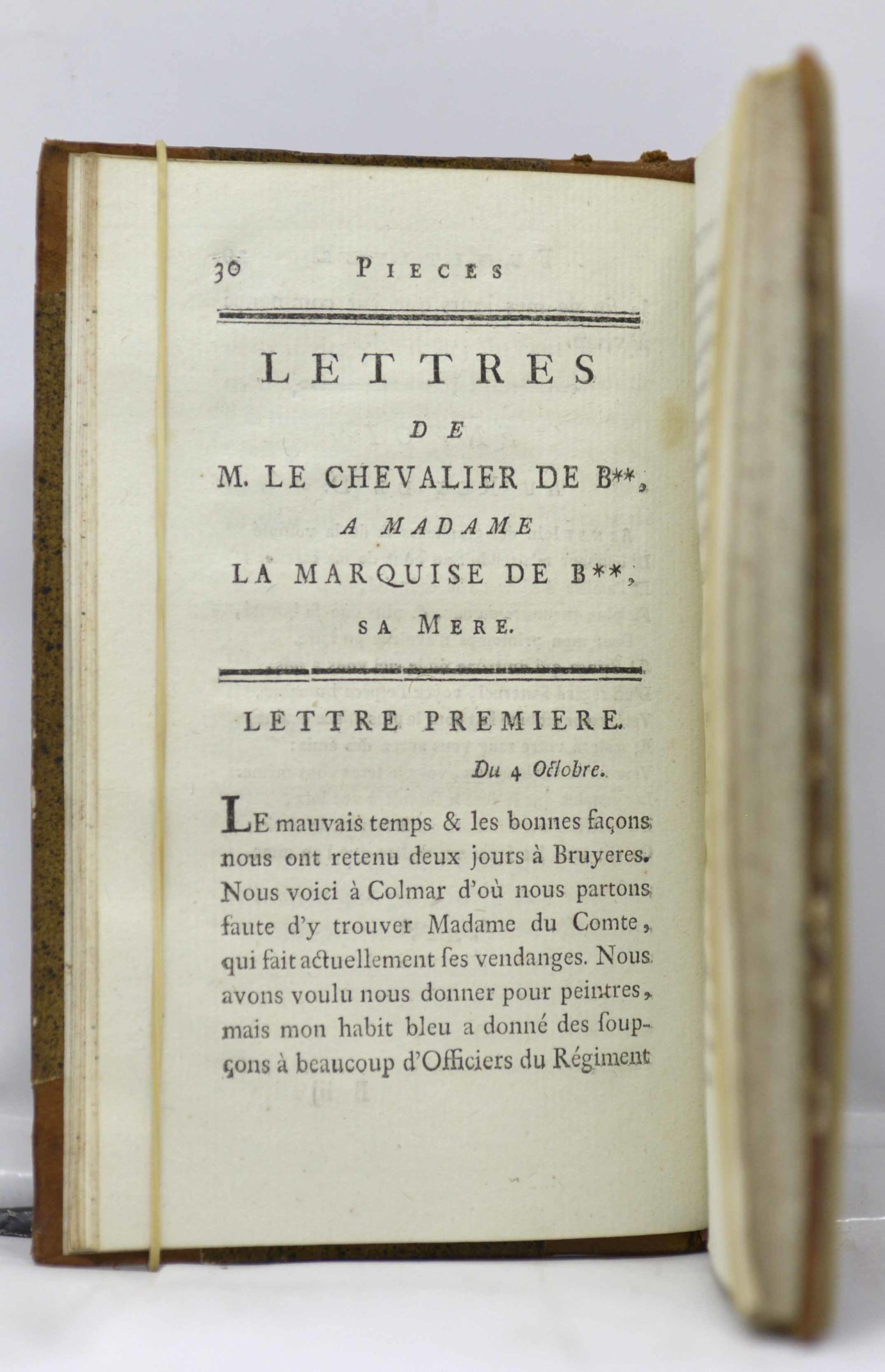 BOUFFLERS, Oeuvres diverses en vers et en prose de M. le chevalier de B**. Nouvelle édition corrigée et augmentée. 1786 – Image 3