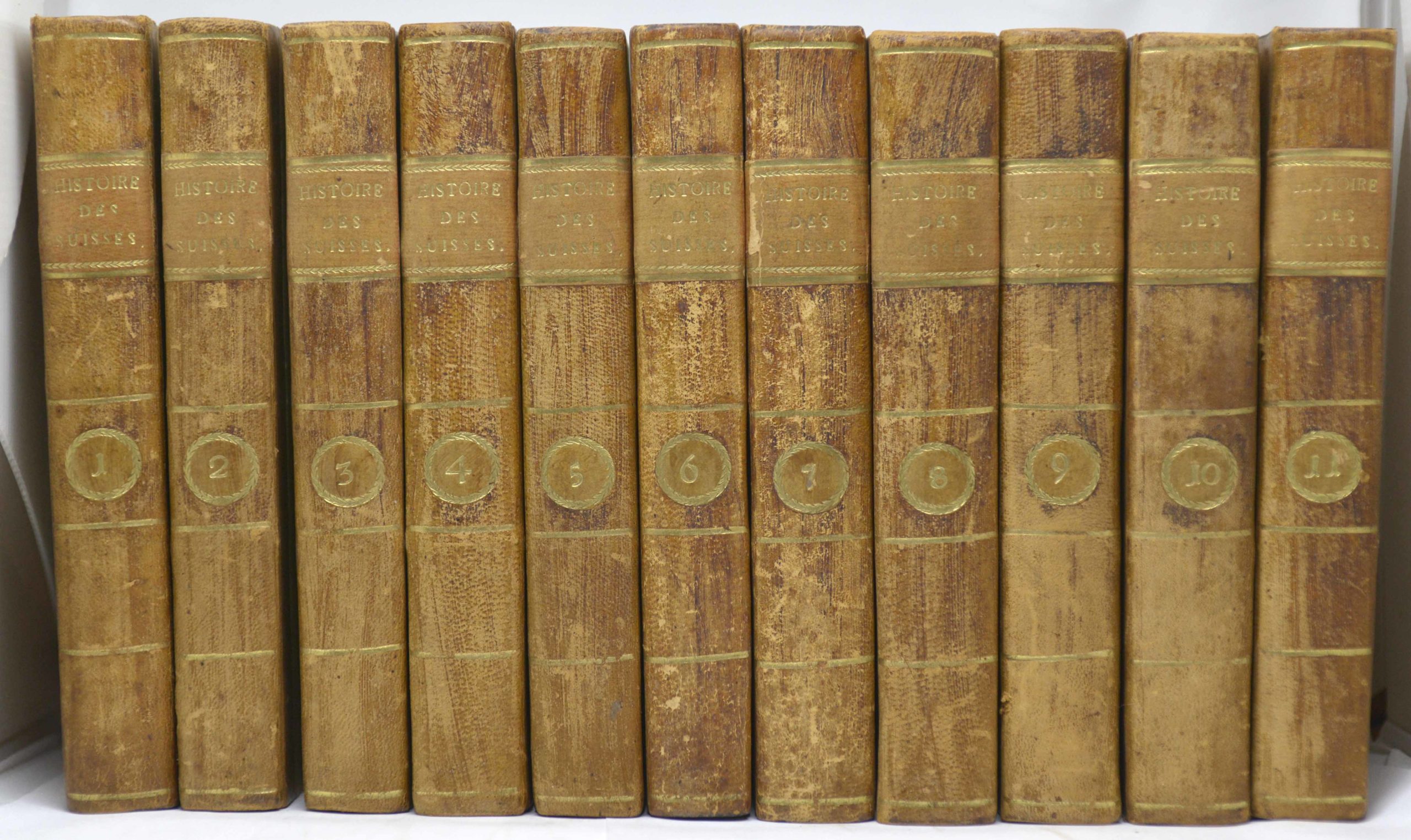 MÜLLER, Histoire des Suisses, traduite de l'Allemand de Jean Müller. 1794-1801