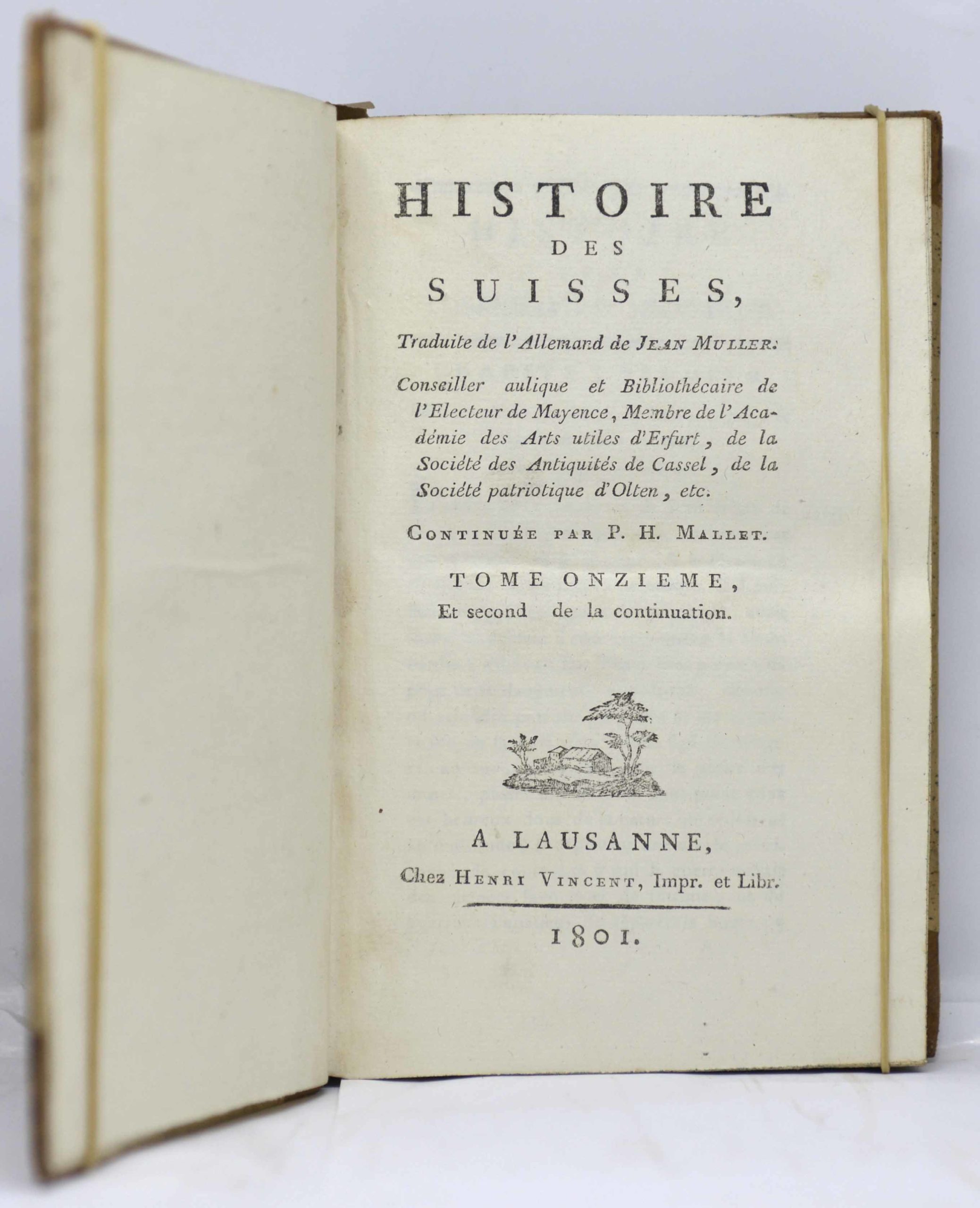 MÜLLER, Histoire des Suisses, traduite de l'Allemand de Jean Müller. 1794-1801 – Image 4