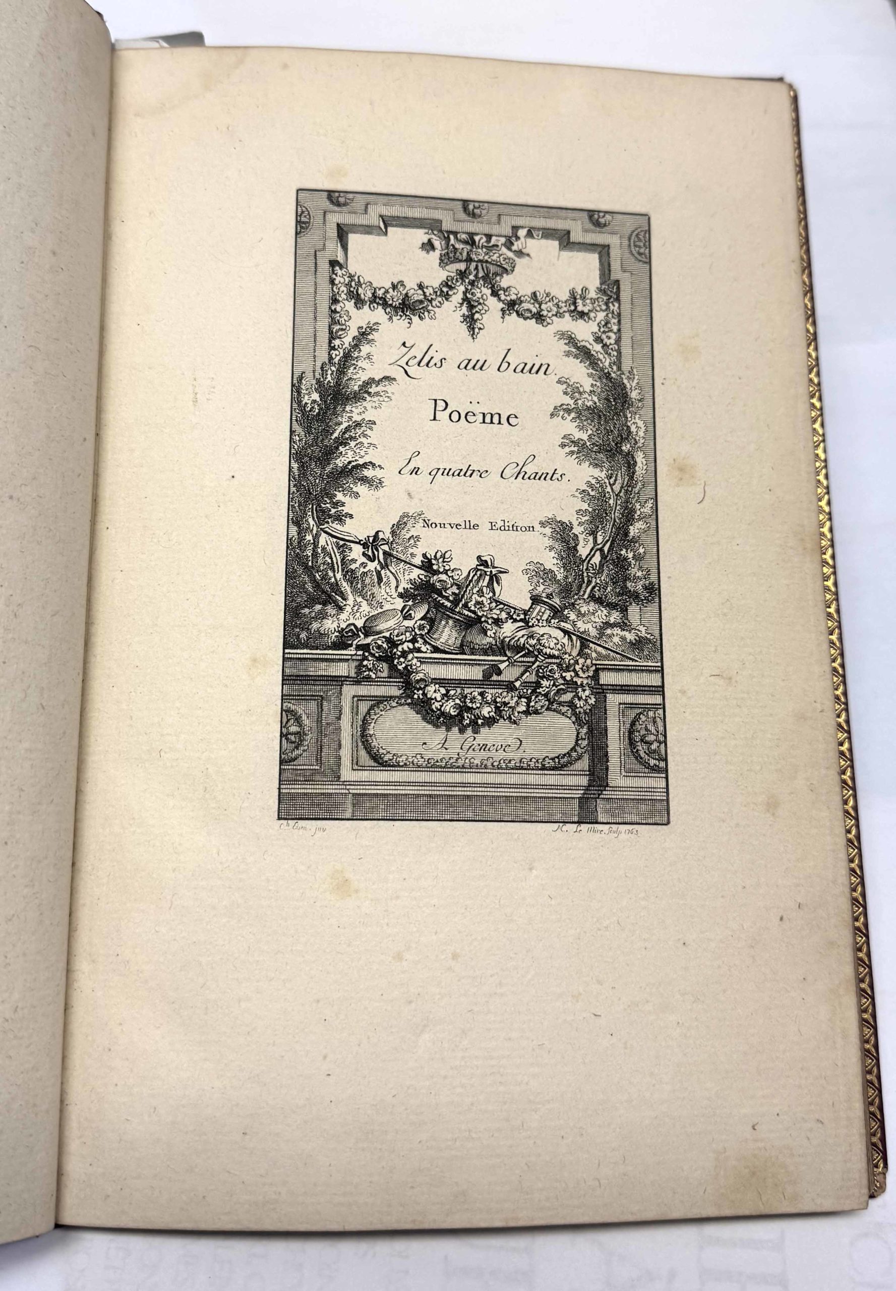 PEGAY, Zelis au bain, Poëme en quatre chants. 1763 – Image 3