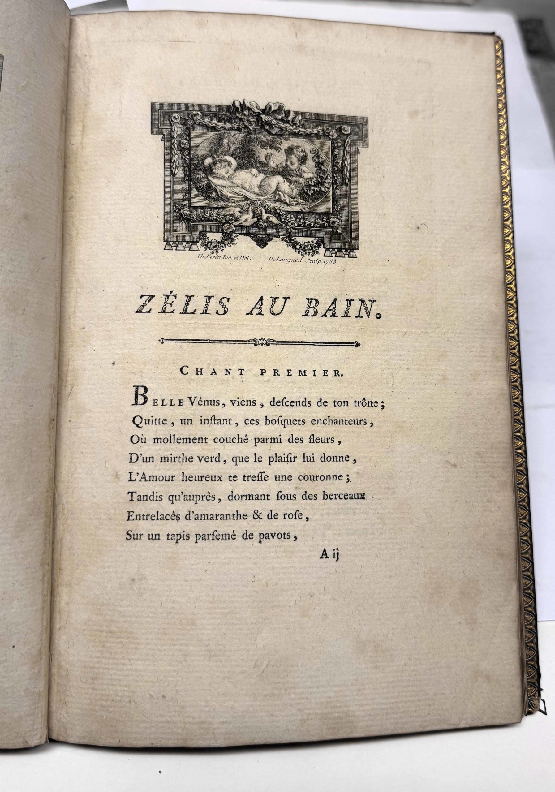 PEGAY, Zelis au bain, Poëme en quatre chants. 1763 – Image 6