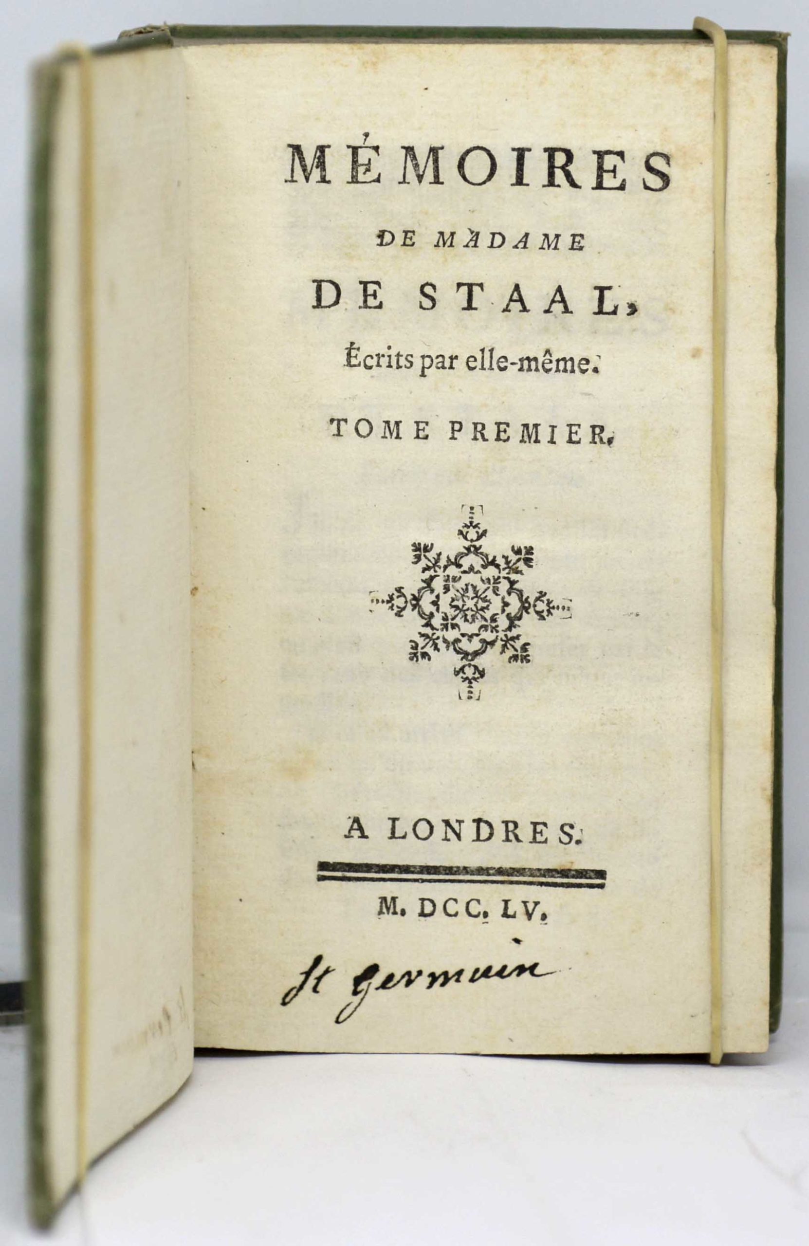 STAAL DE LAUNAY, Mémoires de Madame de Staal, écrits par elle-même. 1755 – Image 2