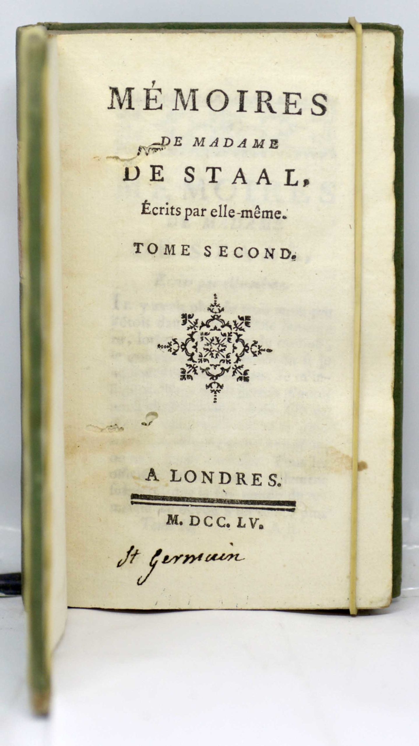 STAAL DE LAUNAY, Mémoires de Madame de Staal, écrits par elle-même. 1755 – Image 3