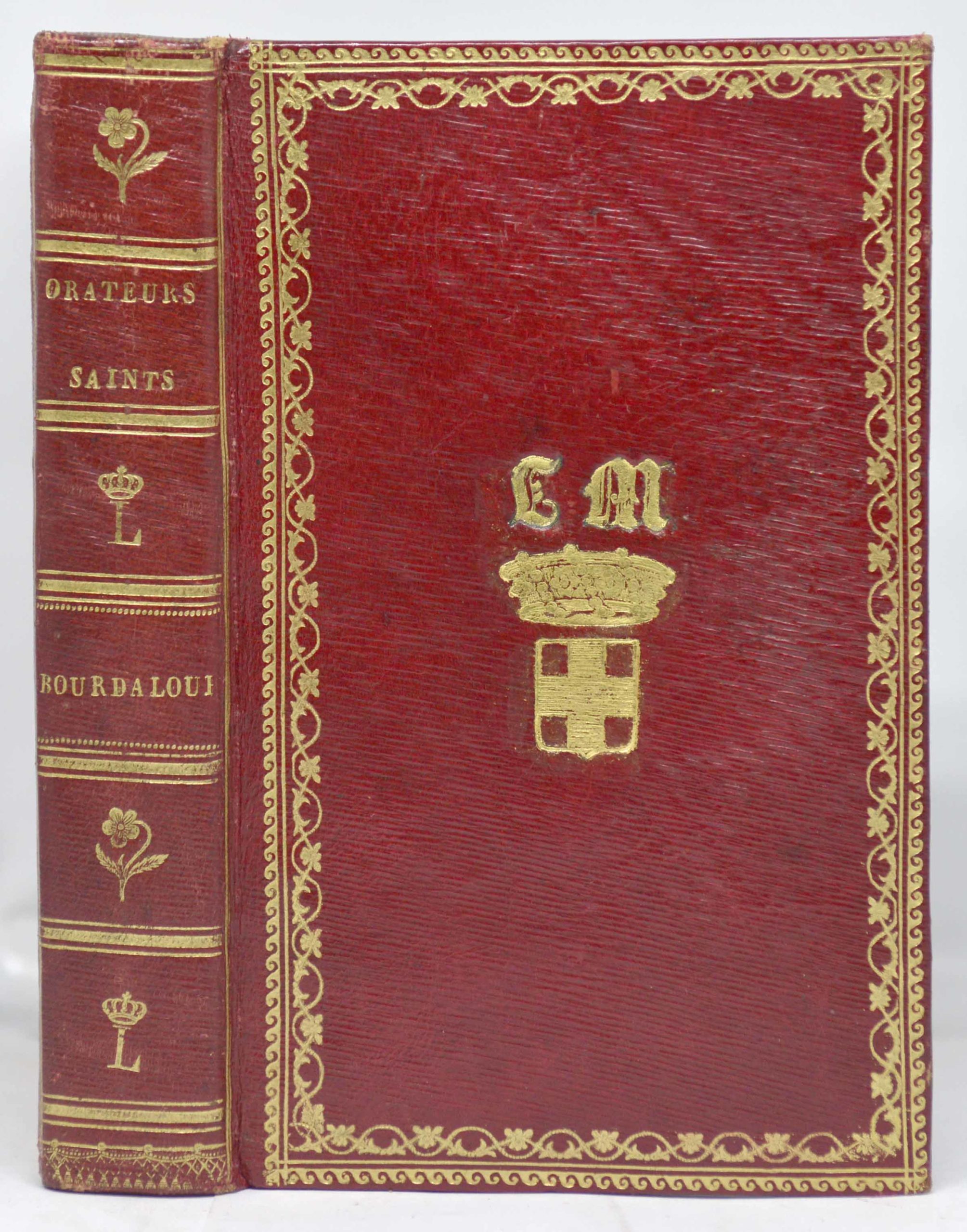 BOURDALOUE (et alii). Oraisons funèbres choisies de Mascaron, Bourdaloue, Larue et Massillon. 1802