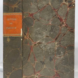 CICERON / BRUTUS / ABBÉ PRÉVOST (trad.), Lettres de Cicéron a M. Brutus et de M. Brutus a Cicéron, avec une préface critique, des notes, et diverses pièces choisies... 1744