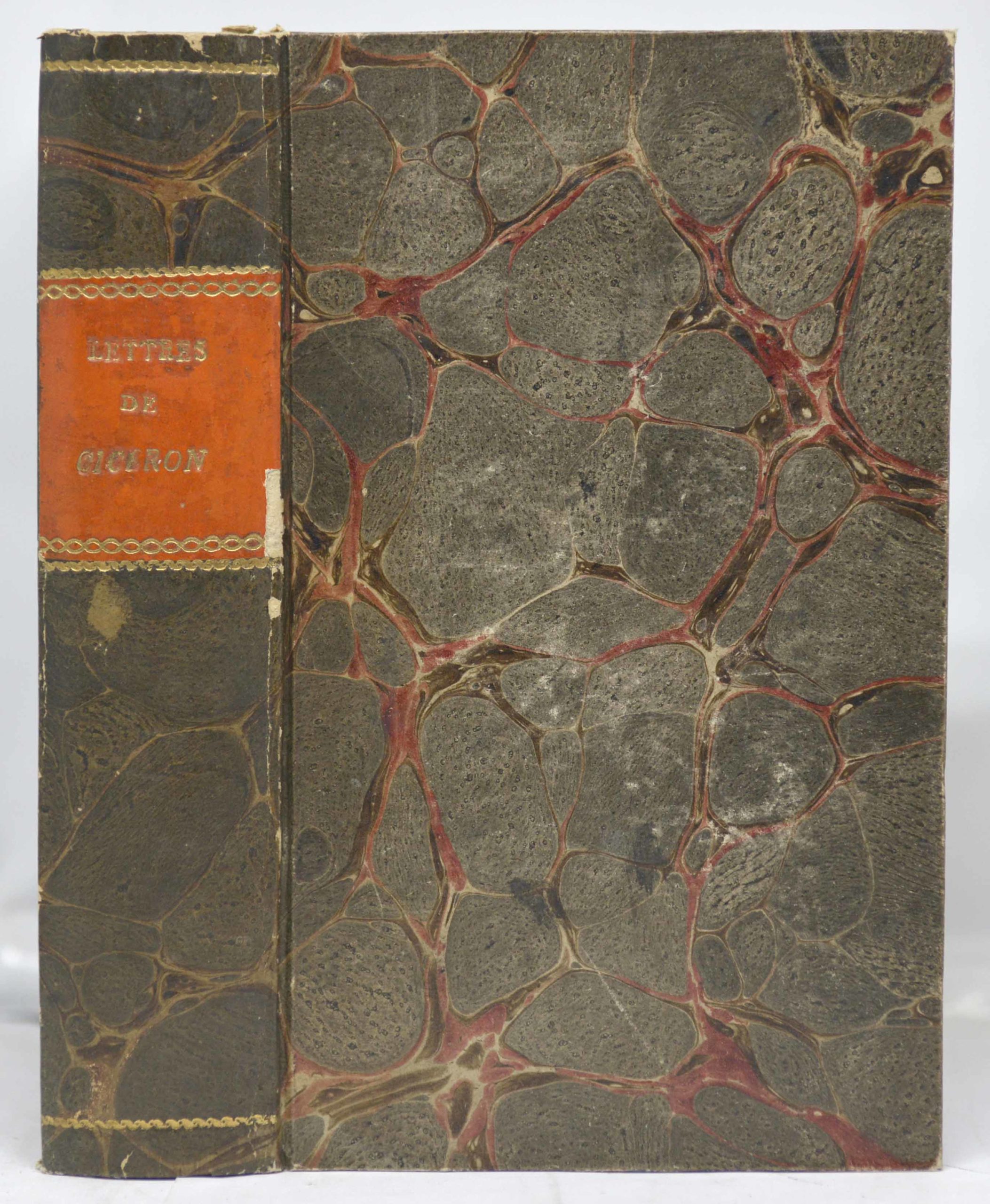 CICERON / BRUTUS / ABBÉ PRÉVOST (trad.), Lettres de Cicéron a M. Brutus et de M. Brutus a Cicéron, avec une préface critique, des notes, et diverses pièces choisies... 1744