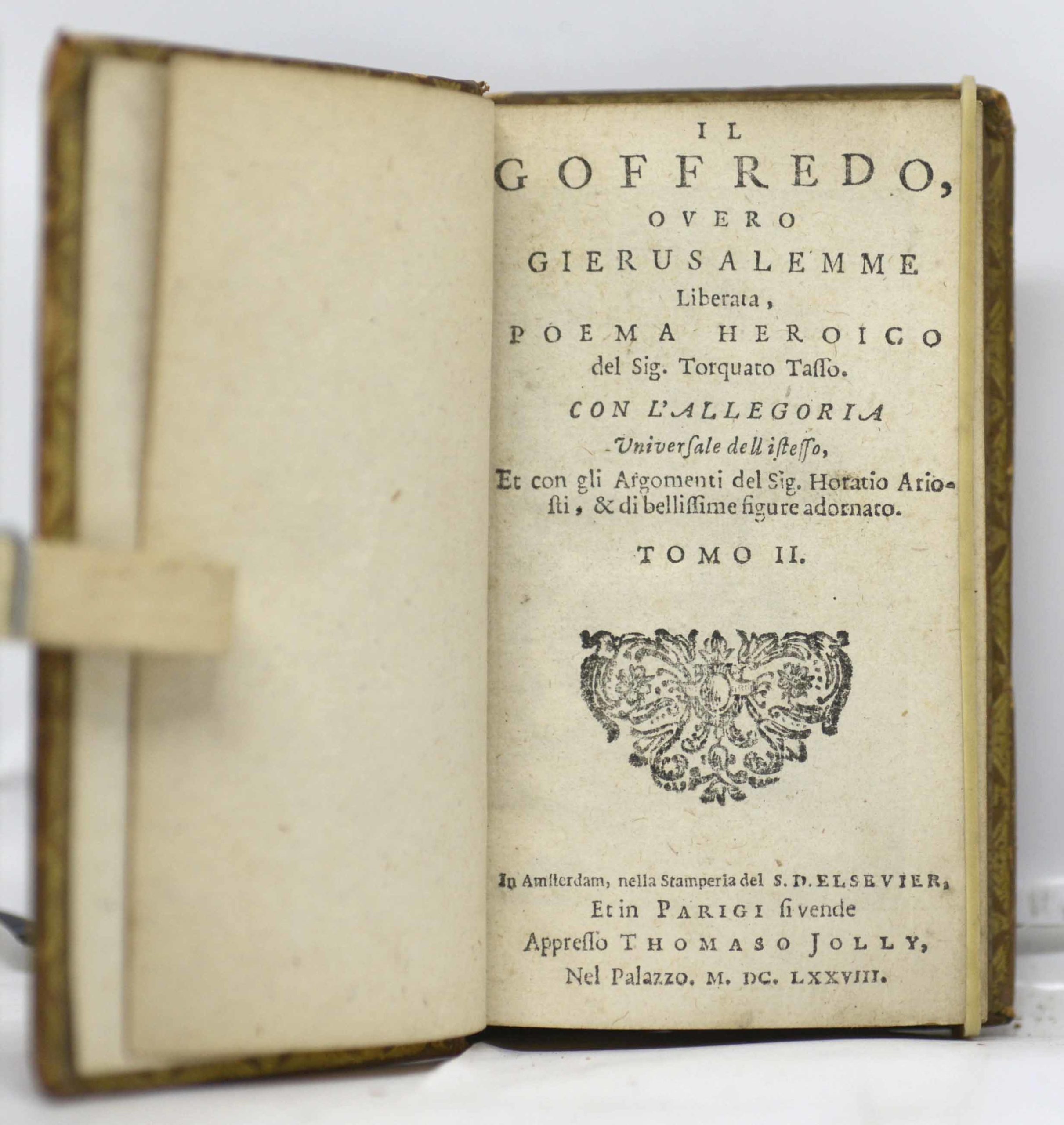 TASSO (dit Le Tasse), Il Goffredo, overo Gierusalemme liberata : poema heroico del sig. Torquato Tasso... 1678 – Image 6