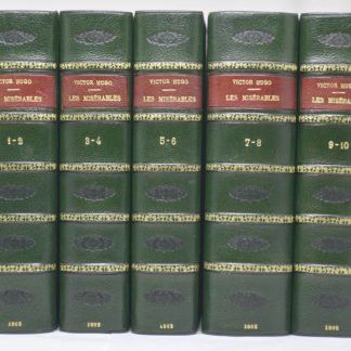 HUGO, Les Misérables par Victor Hugo.  Tome premier [- dixième]. 1862
