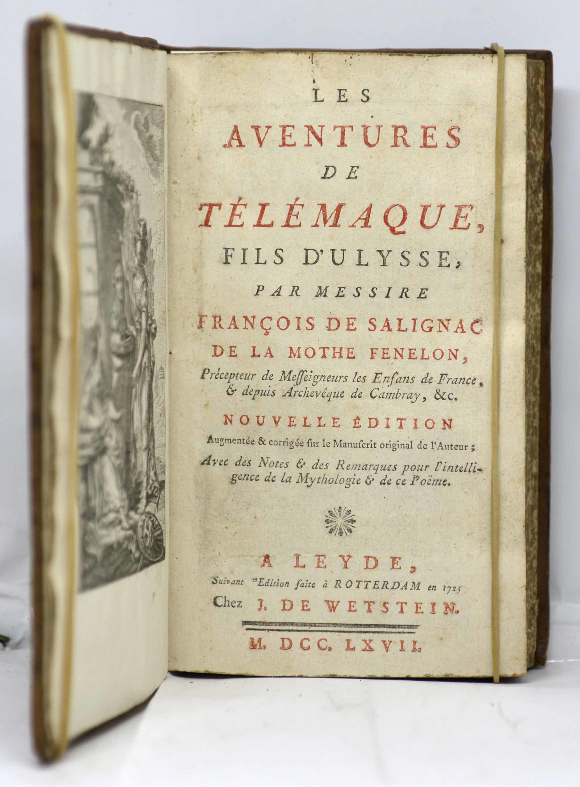 SALIGNAC DE LA MOTHE-FÉNELON, Les Aventures de Télémaque, fils d'Ulysse. 1725 – Image 3