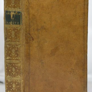 TASSONI, LA SECCHIA RAPITA. Poema eroicomico, con Note e colle varie Lezioni. 1785