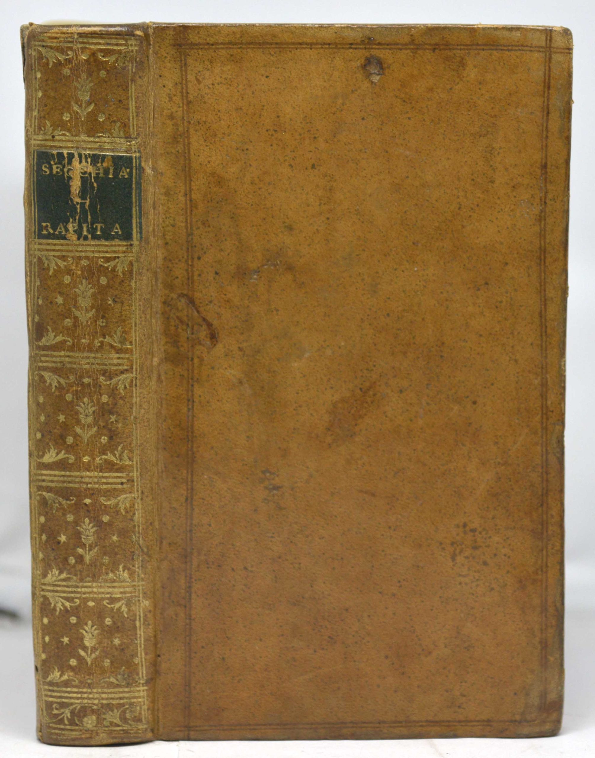 TASSONI, LA SECCHIA RAPITA. Poema eroicomico, con Note e colle varie Lezioni. 1785