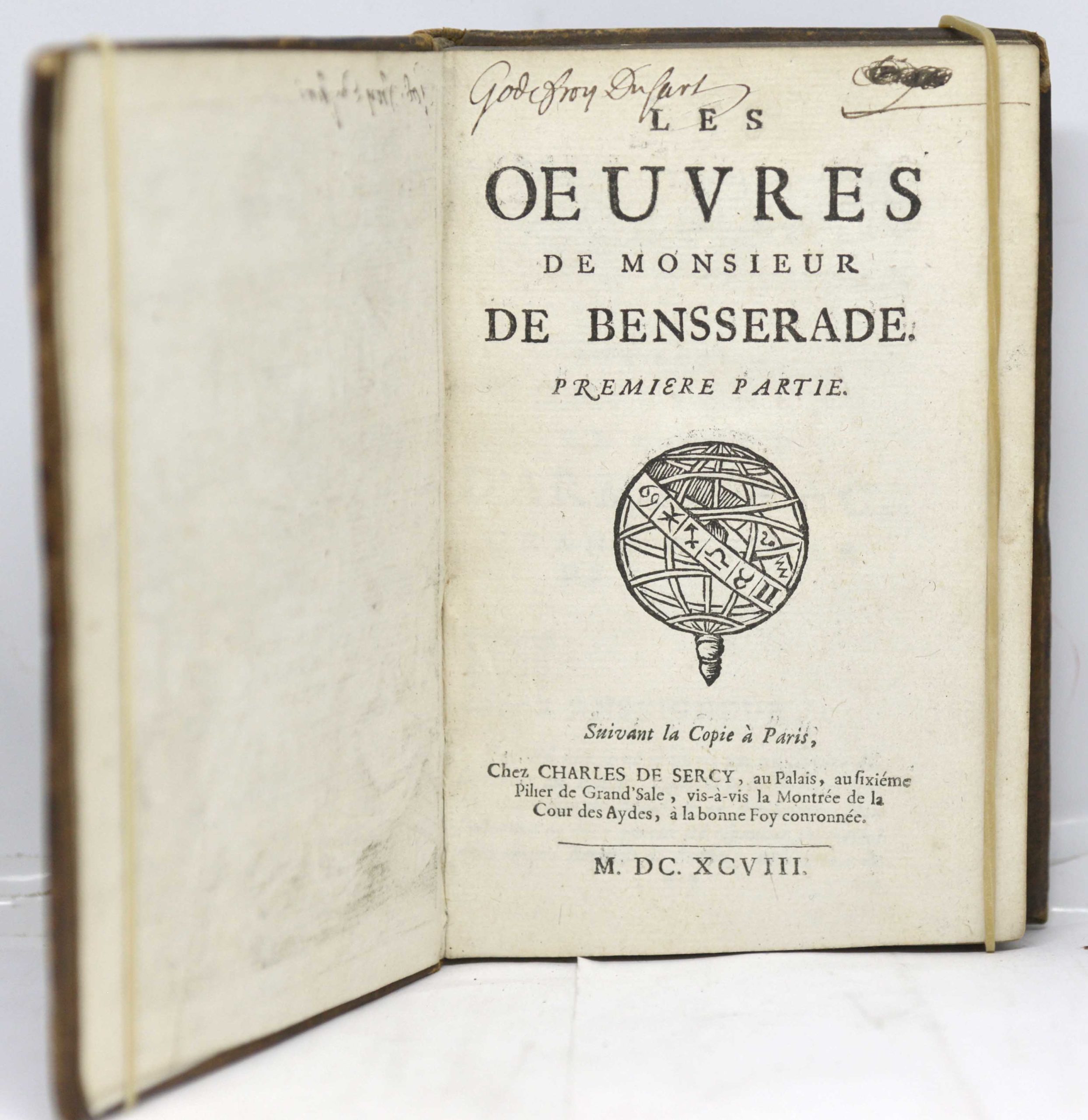 BENSERADE, Les Oeuvres de Monsieur de Bensserade, 1698 – Image 4