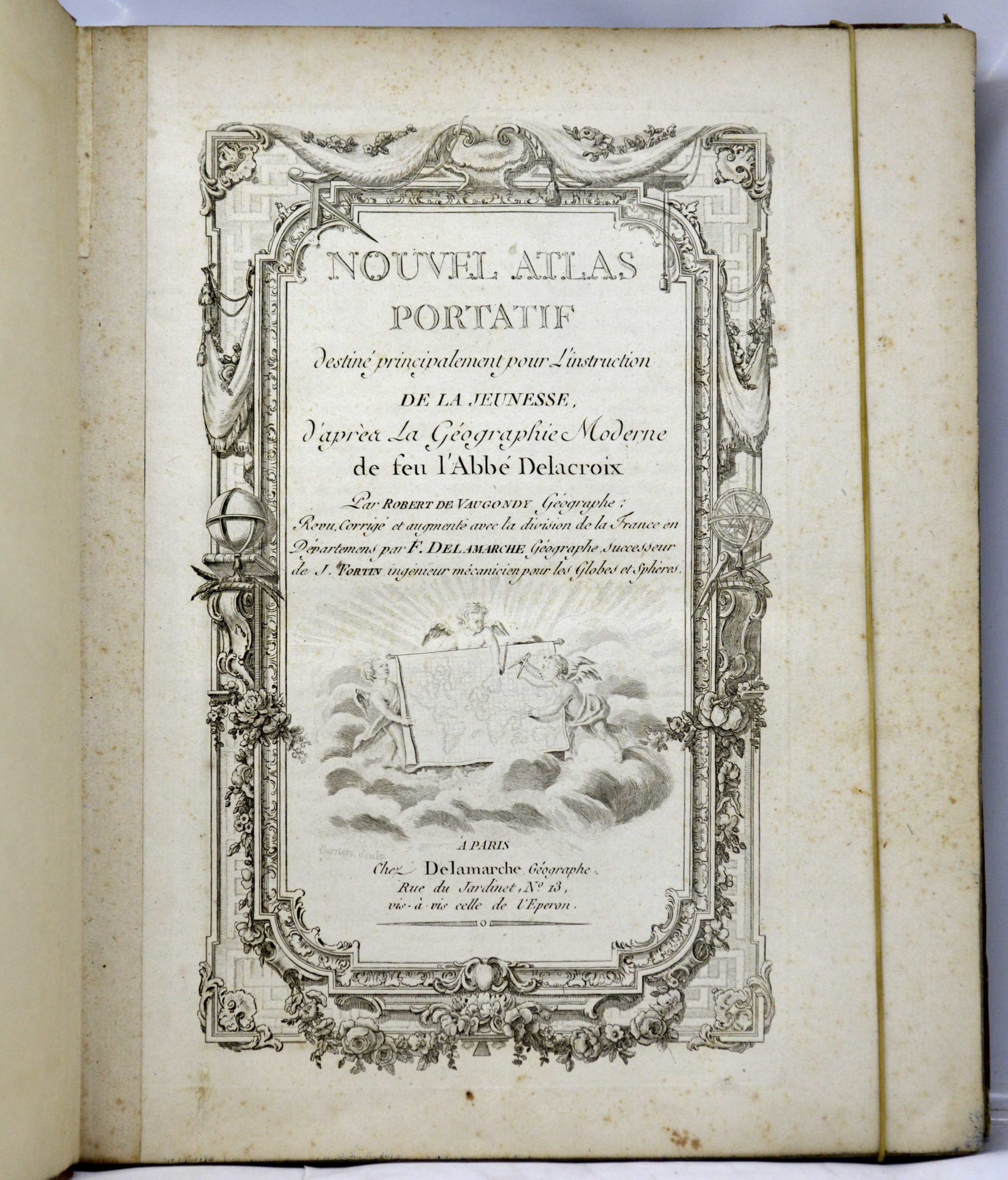VAUGONDY, Nouvel atlas portatif destiné principalement pour l'instruction de la jeunesse d'après la géographie moderne de feu l'abbé Delacroix. 1806 – Image 2