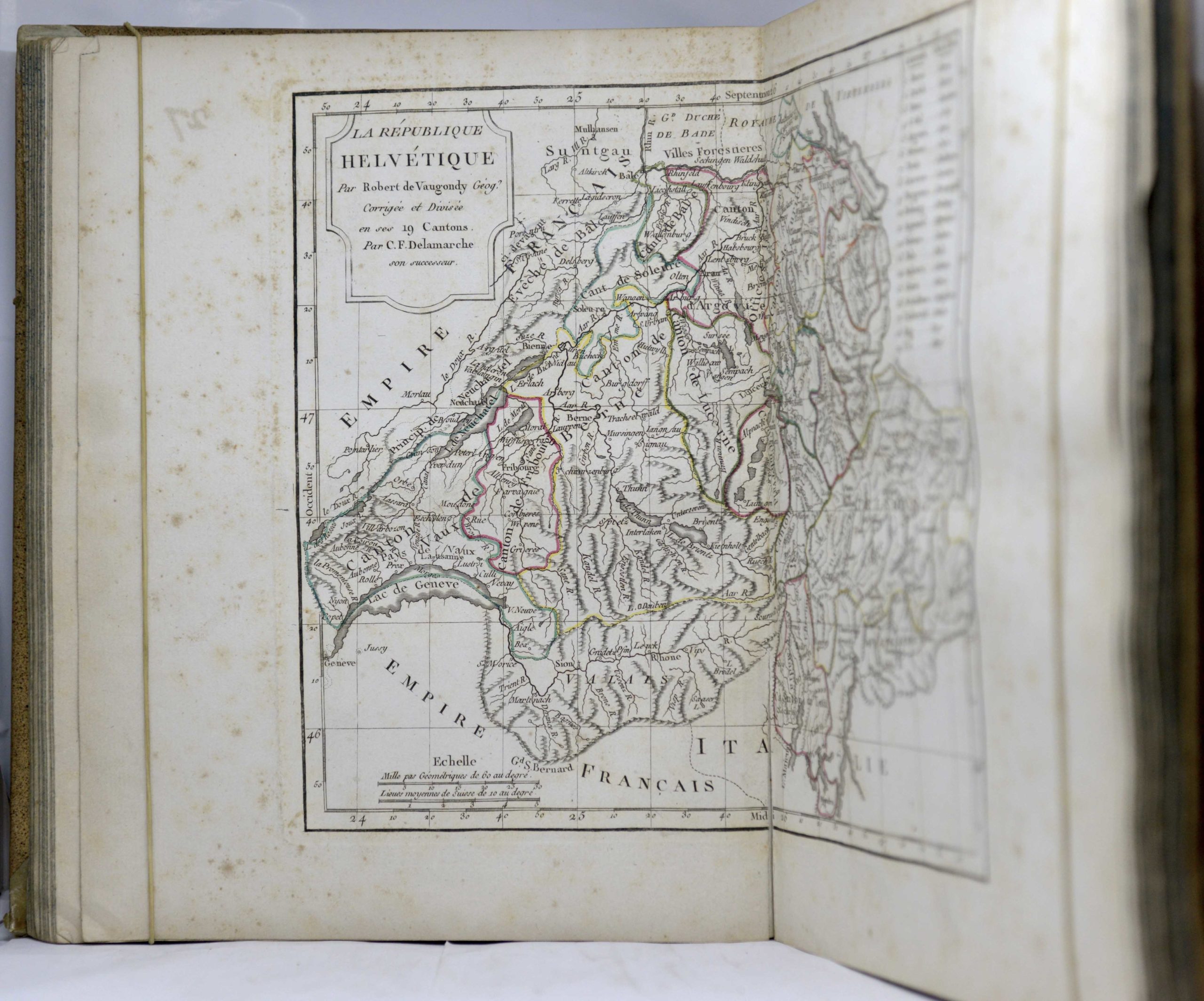 VAUGONDY, Nouvel atlas portatif destiné principalement pour l'instruction de la jeunesse d'après la géographie moderne de feu l'abbé Delacroix. 1806 – Image 4