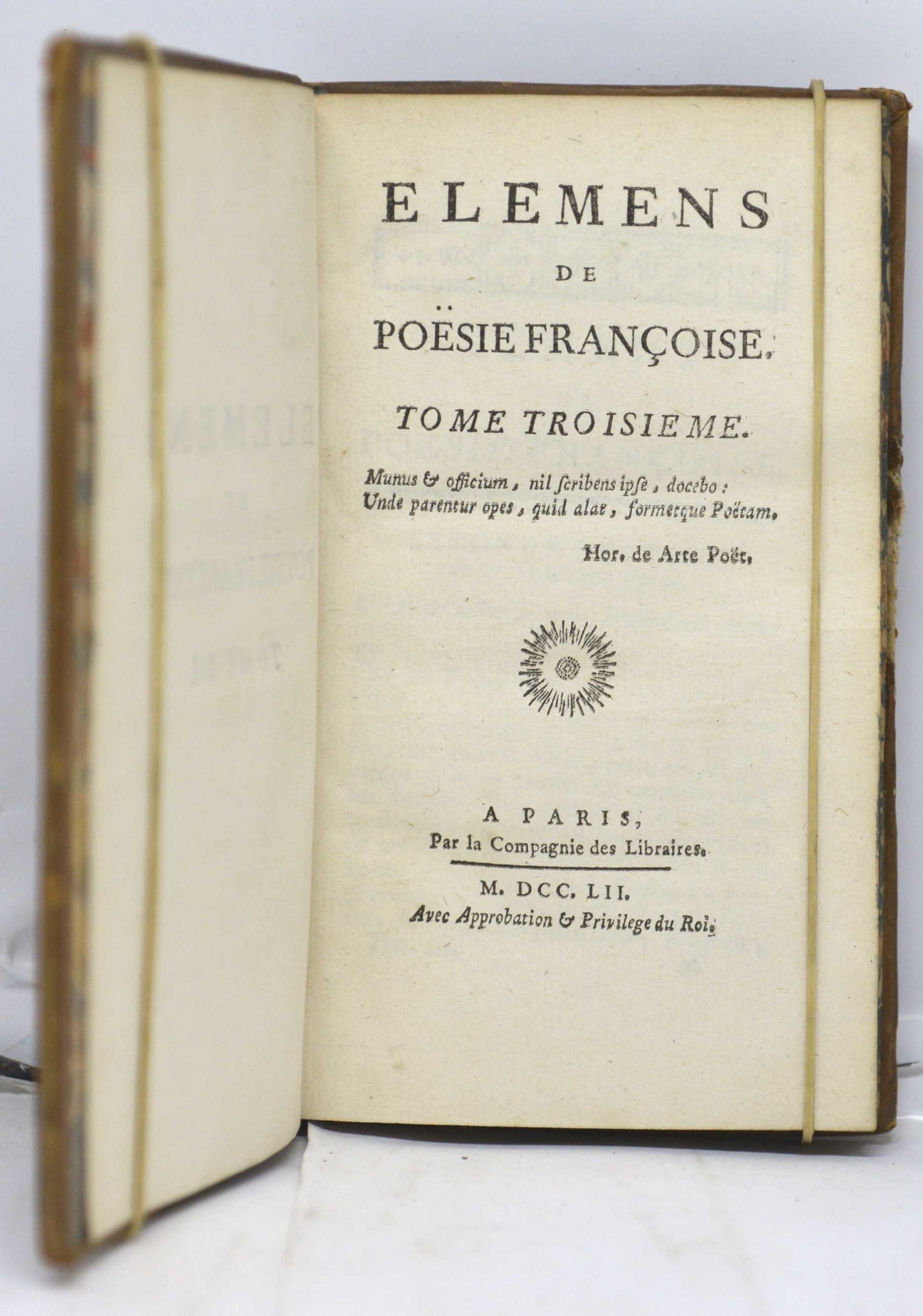 JOANNET, Élémens de poësie françoise, 1752 – Image 4