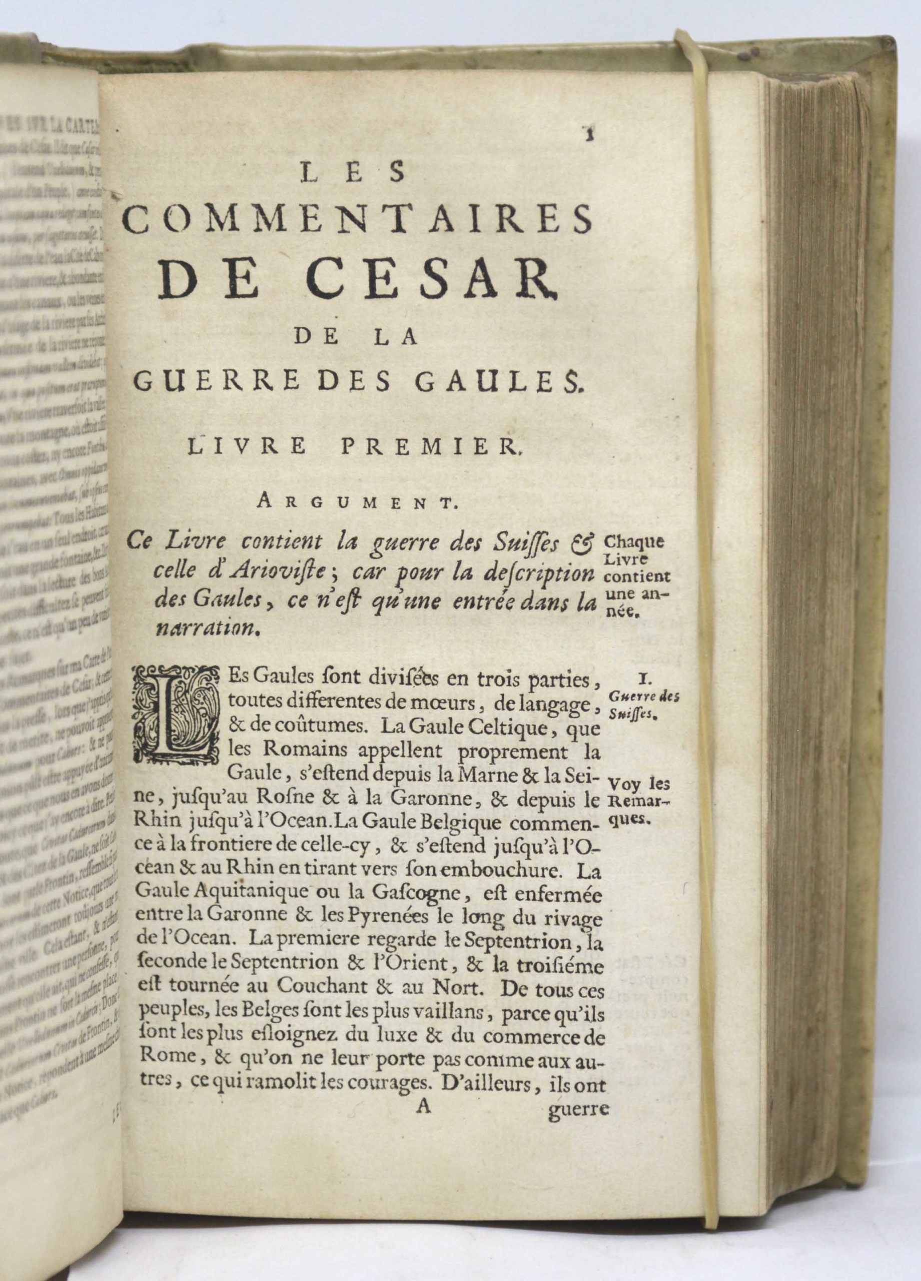 CAESAR, Les commentaires de Cesar, de la traduction N. Perrot, Sieur d’Ablancourt. Édition nouvelle, reveuë & corrigée. 1678 – Image 4