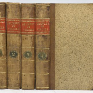 VIRGILE / BINET, Œuvres de VIRGILE, traduction nouvelle par M. René Binet. 1823