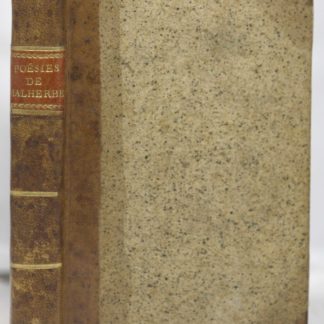 MALHERBE, Poesies de Malherbe, An VIII [1799]