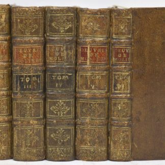 MOLIERE, Les Œuvres de Monsieur Molière, 1675-1684