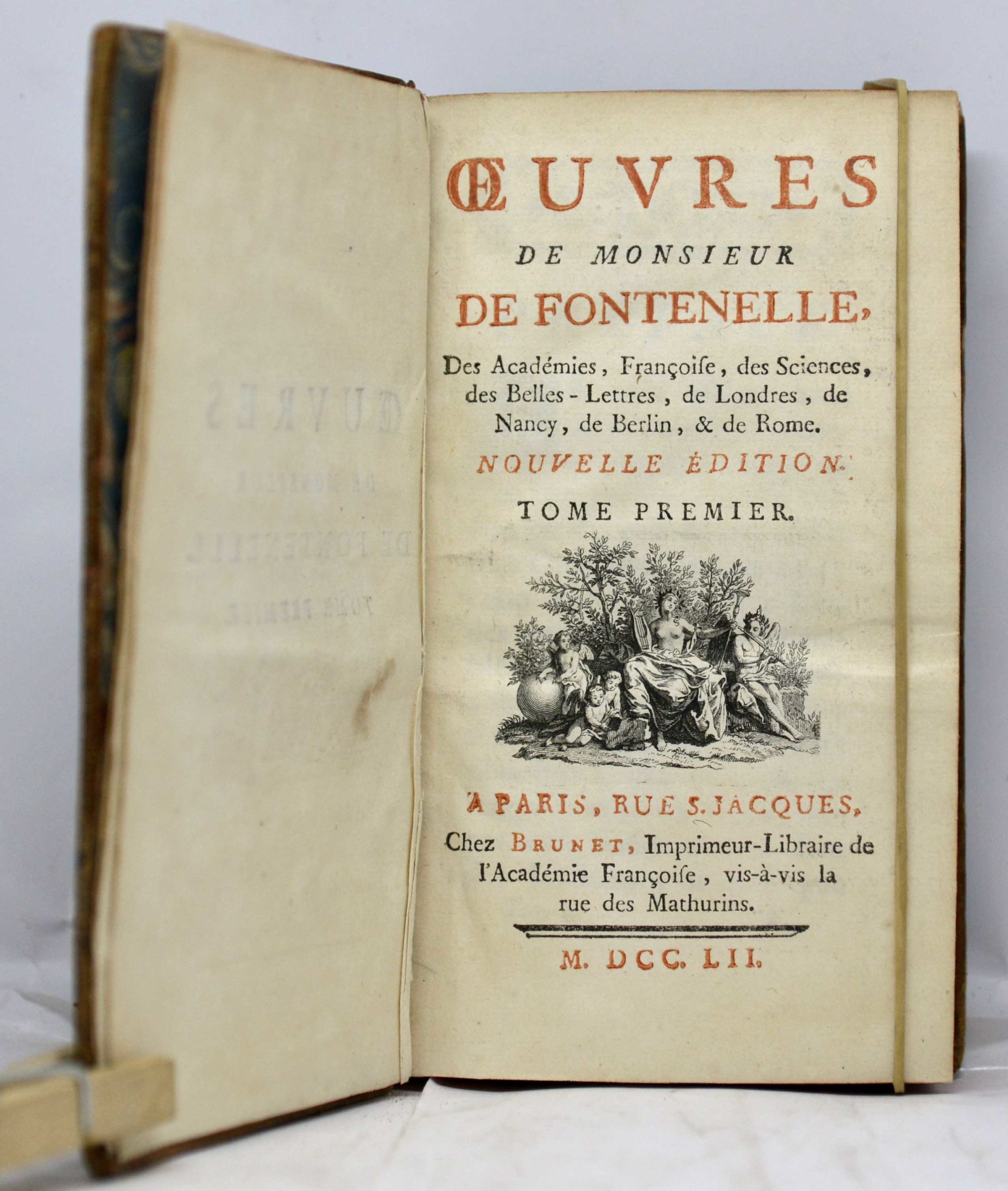 FONTENELLE, Oeuvres De Monsieur De Fontenelle - Nouvelle Édition. 1752 – Image 3