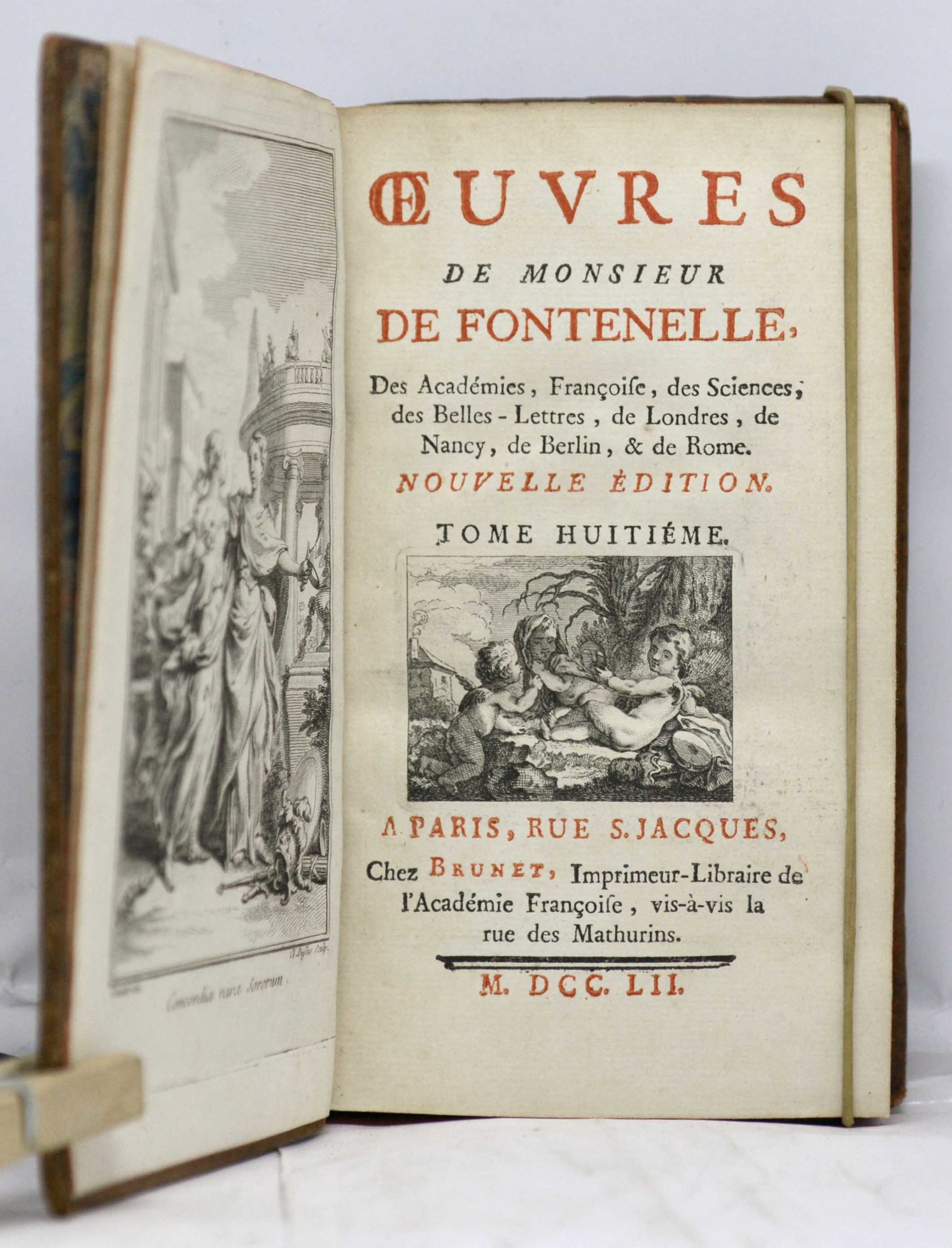 FONTENELLE, Oeuvres De Monsieur De Fontenelle - Nouvelle Édition. 1752 – Image 9