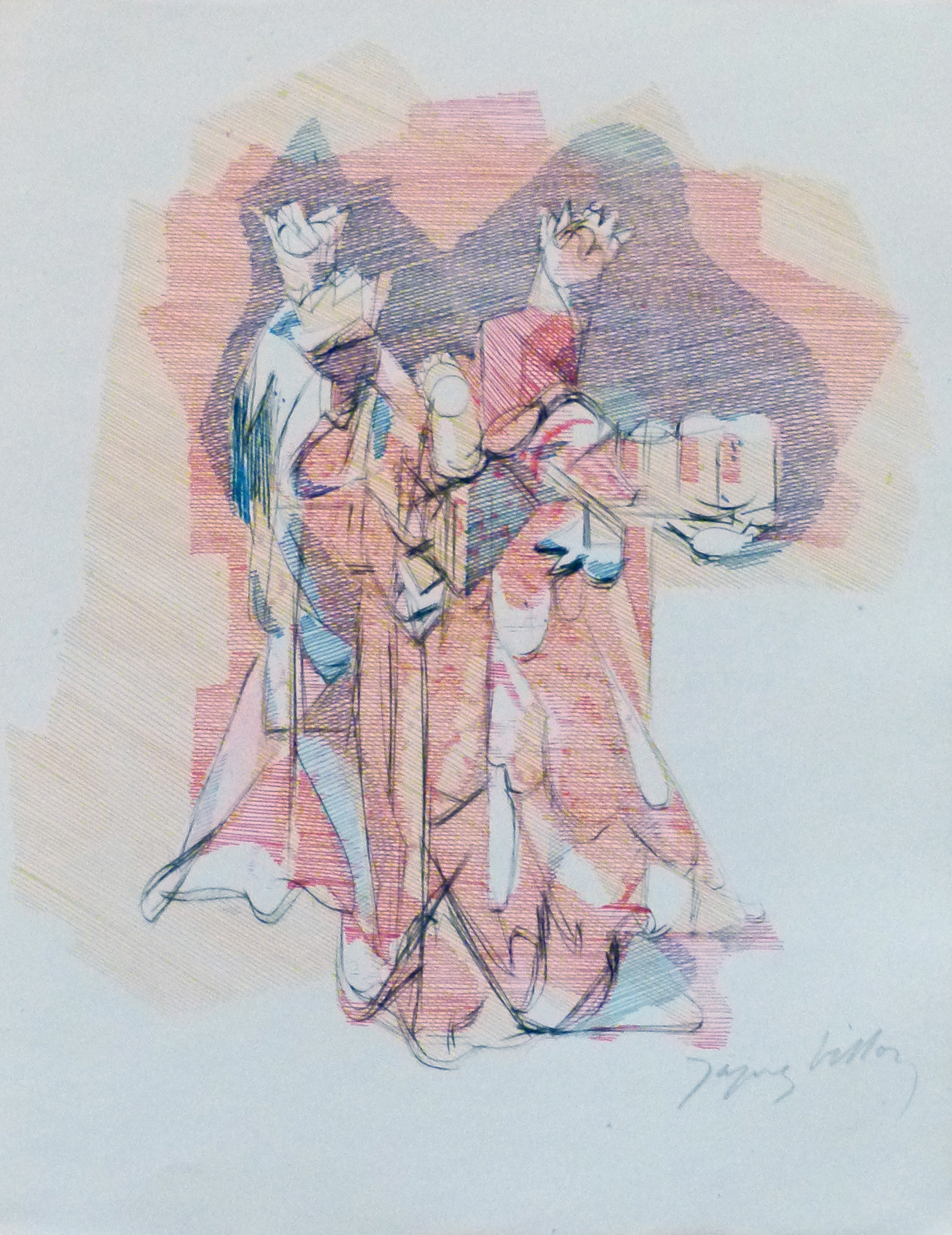 FRENAUD / VILLON (ill.), POÈMES DE BRANDEBOURG par André Frénaud avec six compositions gravées en couleurs par Jacques Villon. 1947 – Image 3