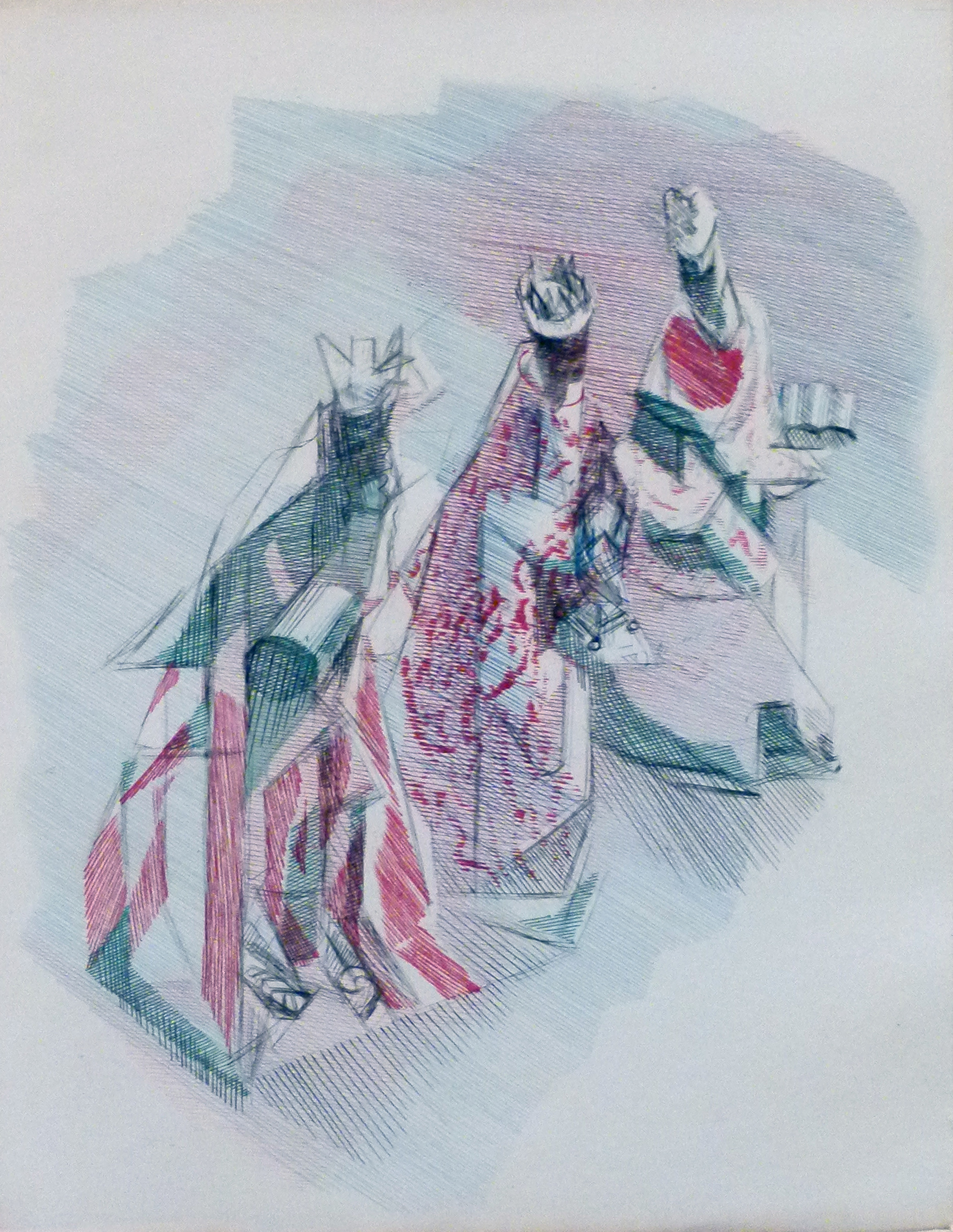 FRENAUD / VILLON (ill.), POÈMES DE BRANDEBOURG par André Frénaud avec six compositions gravées en couleurs par Jacques Villon. 1947 – Image 4