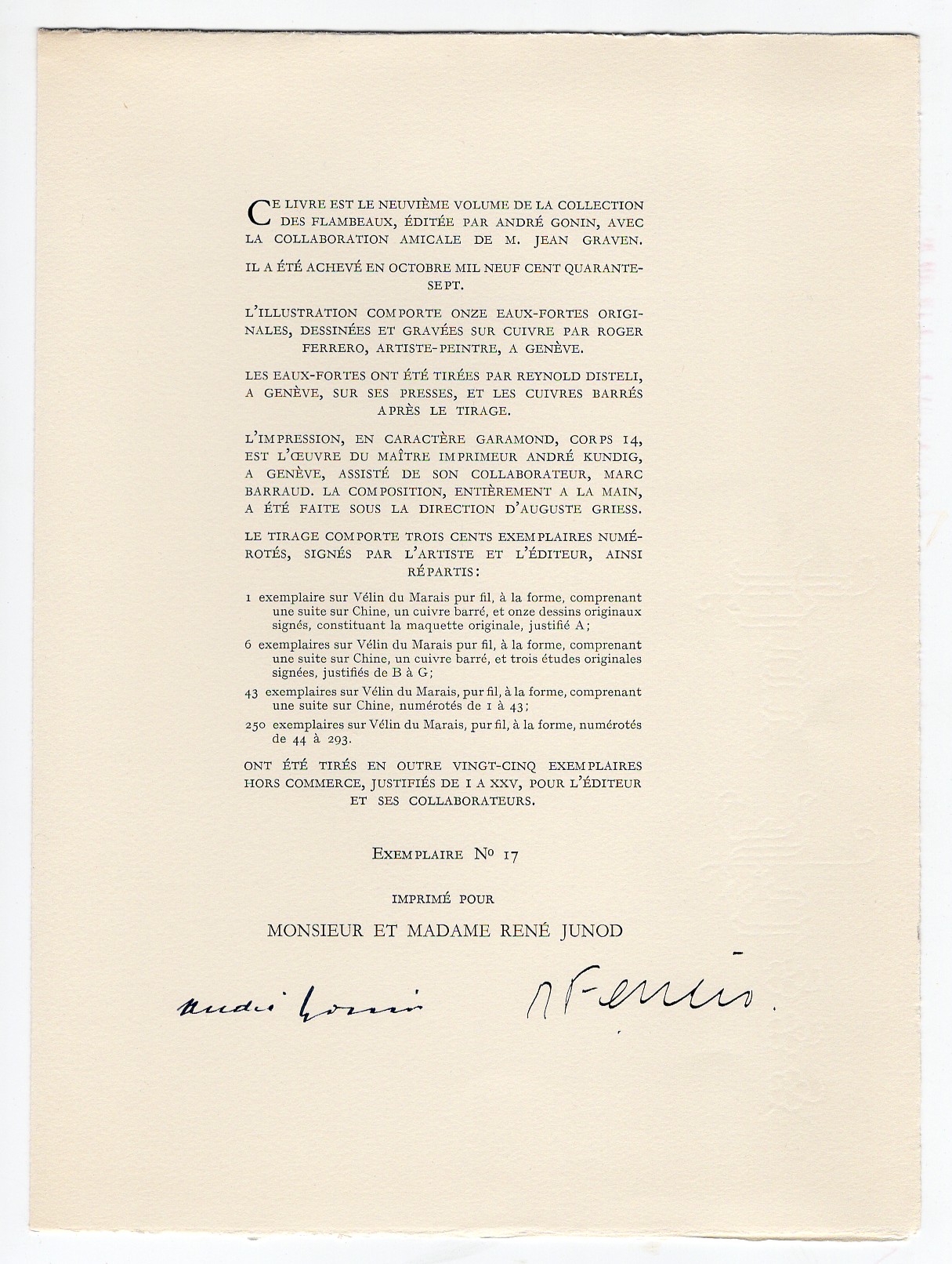 MAUPASSANT / FERRERO (ill.), CONTES CHOISIS, 1947 – Image 3