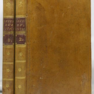 MERCIER DUPATY, Lettre sur l’Italie, en 1785. Nouvelle édition, augmentée de l’éloge de l’auteur. 1790