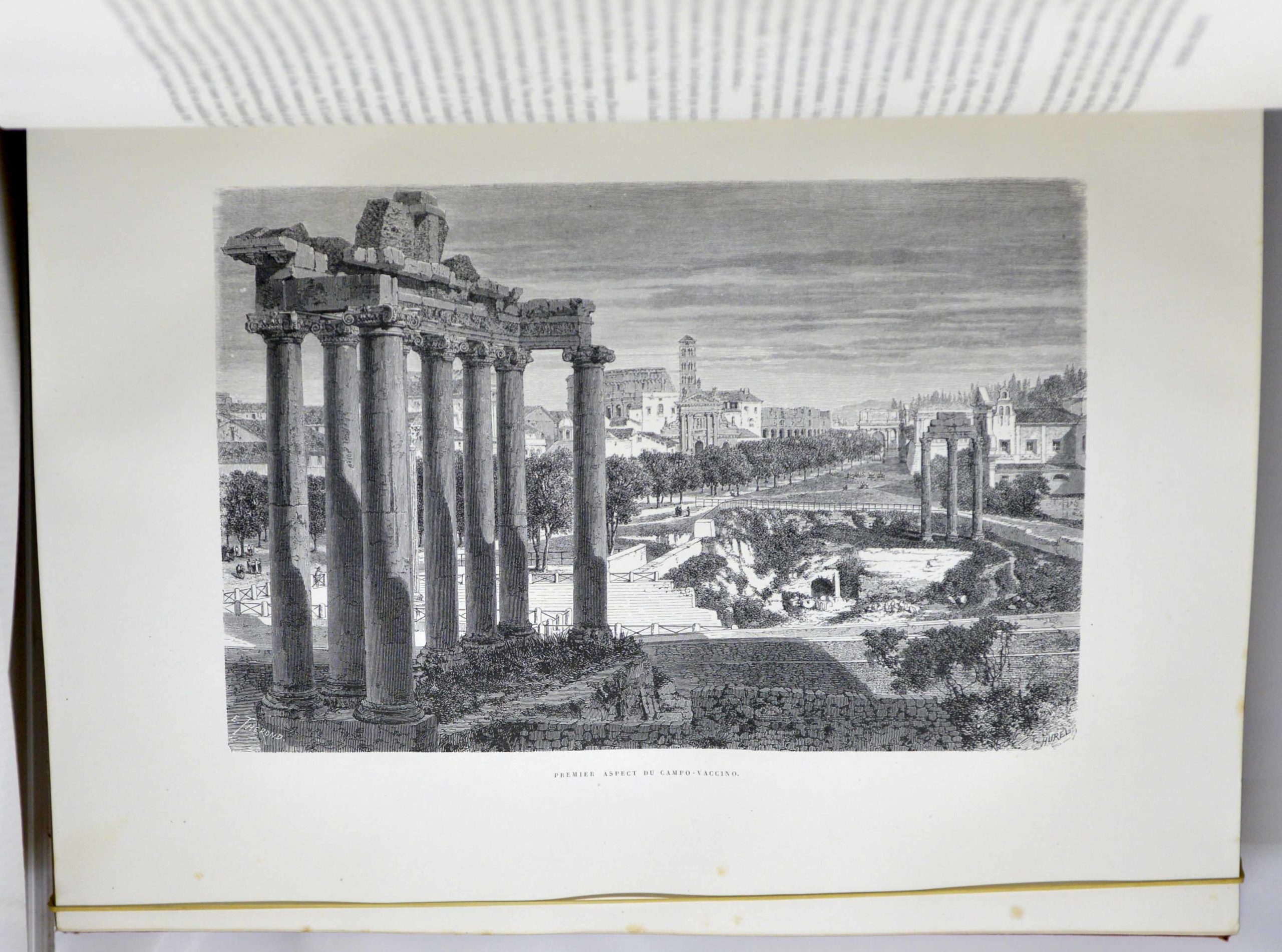 WEY, ROME Description Et Souvenirs par Francis Wey, contenant 352 gravures sur bois dessinées par nos plus célèbres artistes. 1873 – Image 3