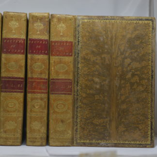 RACINE, Oeuvres complètes de Jean Racine, nouvelle édition, ornée de figures dessinées par Lebarbier.
