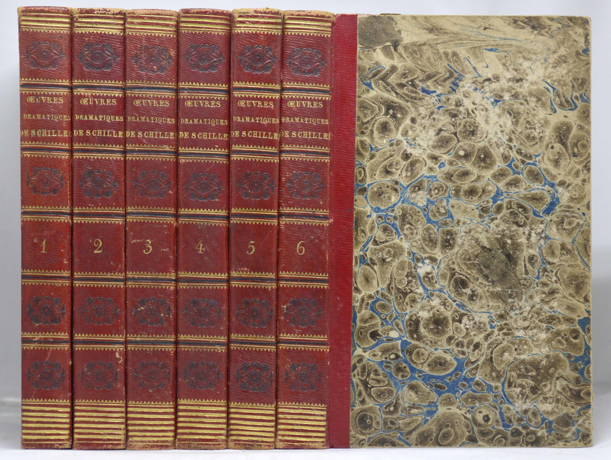 SCHILLER, Oeuvres dramatiques de F. Schiller, traduites de l’allemand ; précédées d’une notice biographique et littéraire sur Schiller. 1821